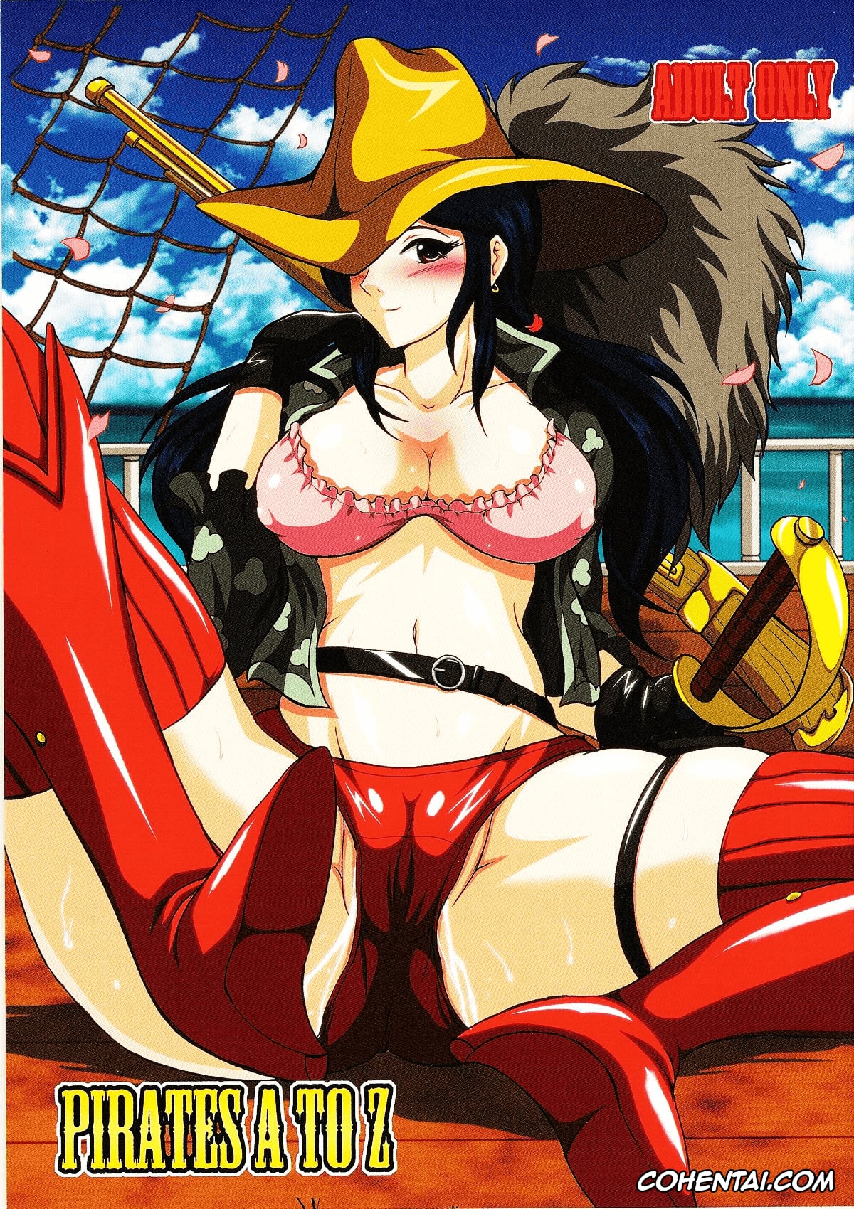 One Piece xxx, Nami xxx, Nico Robin xxx, Sanji Vinsmoke xxx, PIRATES A TO Z (One Piece), pagina 1