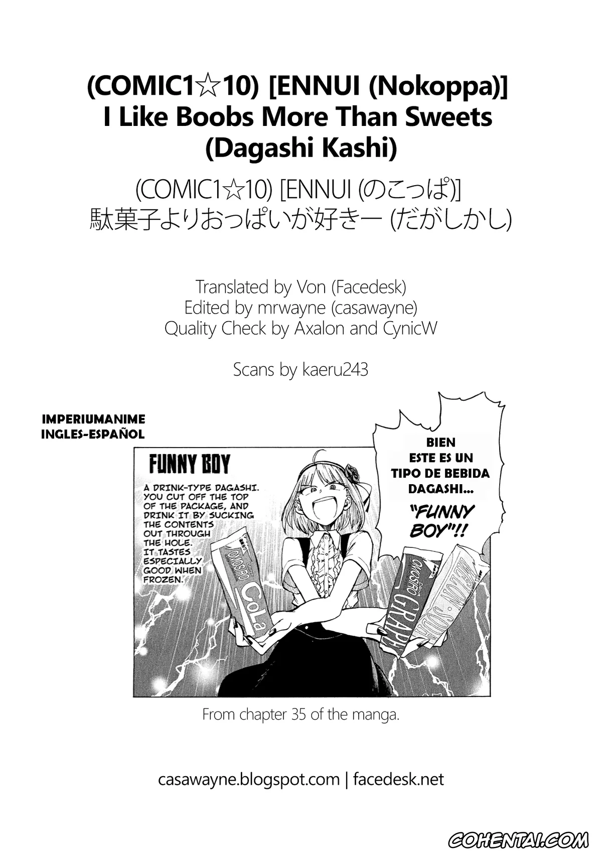 Dagashi Kashi xxx, Hotaru Shidare xxx, Kokonotsu Shikada xxx, Dagashi yori Oppai ga Suki (Dagashi Kashi), pagina 19