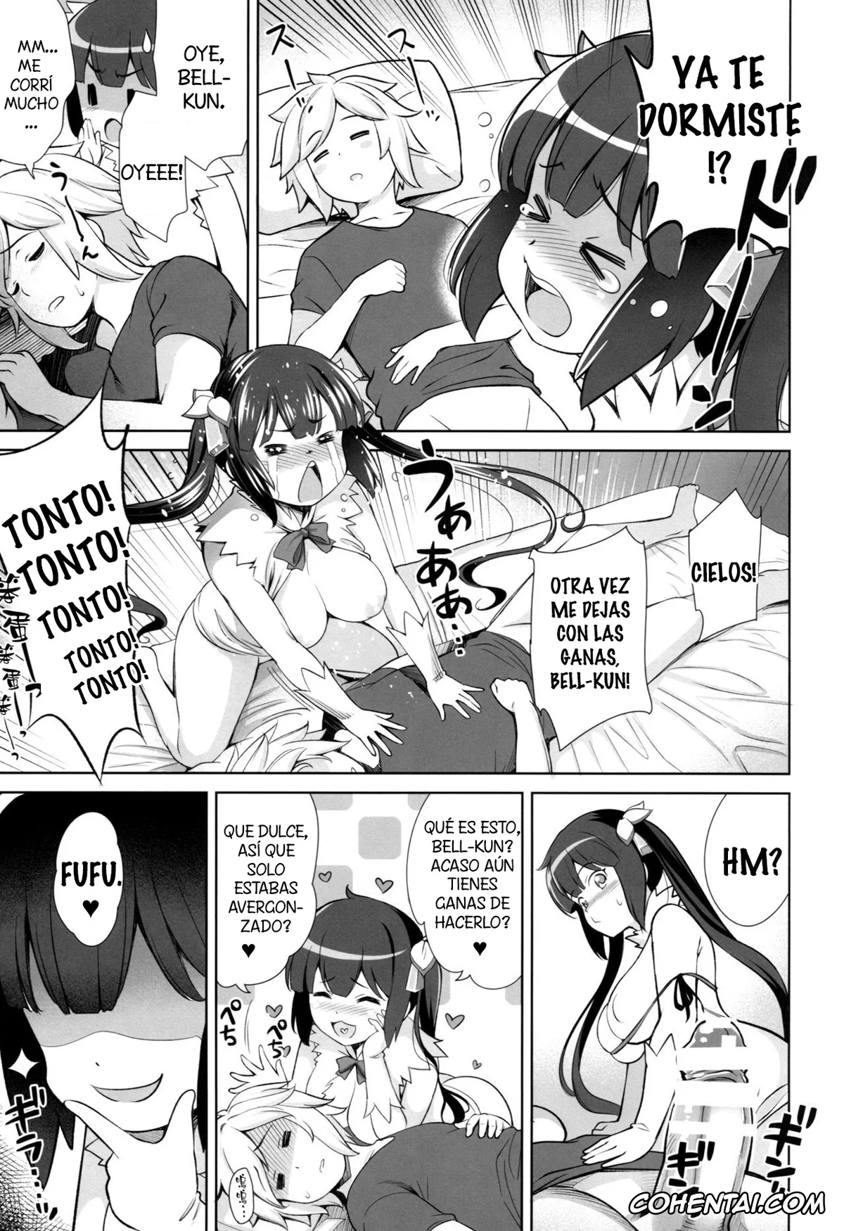 Dungeon ni Deai o Motomeru no wa Machigatteiru Darou ka xxx, Bell Cranel xxx, Hestia xxx, Rei no Kami (Dungeon ni Deai o Motomeru no wa Machigatteiru Darou ka), pagina 10