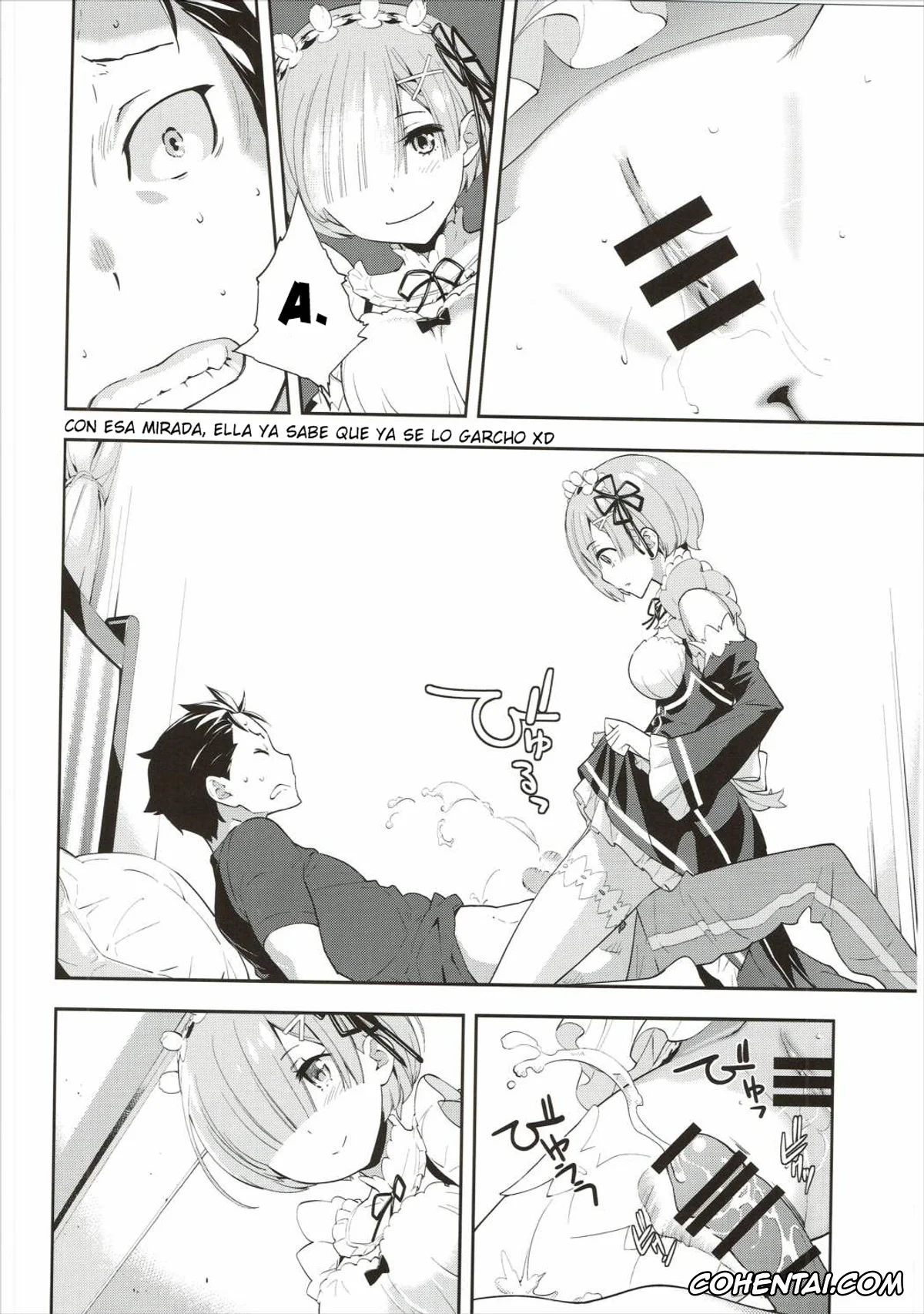 Re:Zero kara Hajimeru Isekai Seikatsu hentai, Rem hentai, Subaru Natsuki hentai, CHOICE (Re:Zero kara Hajimeru Isekai Seikatsu), pagina 15