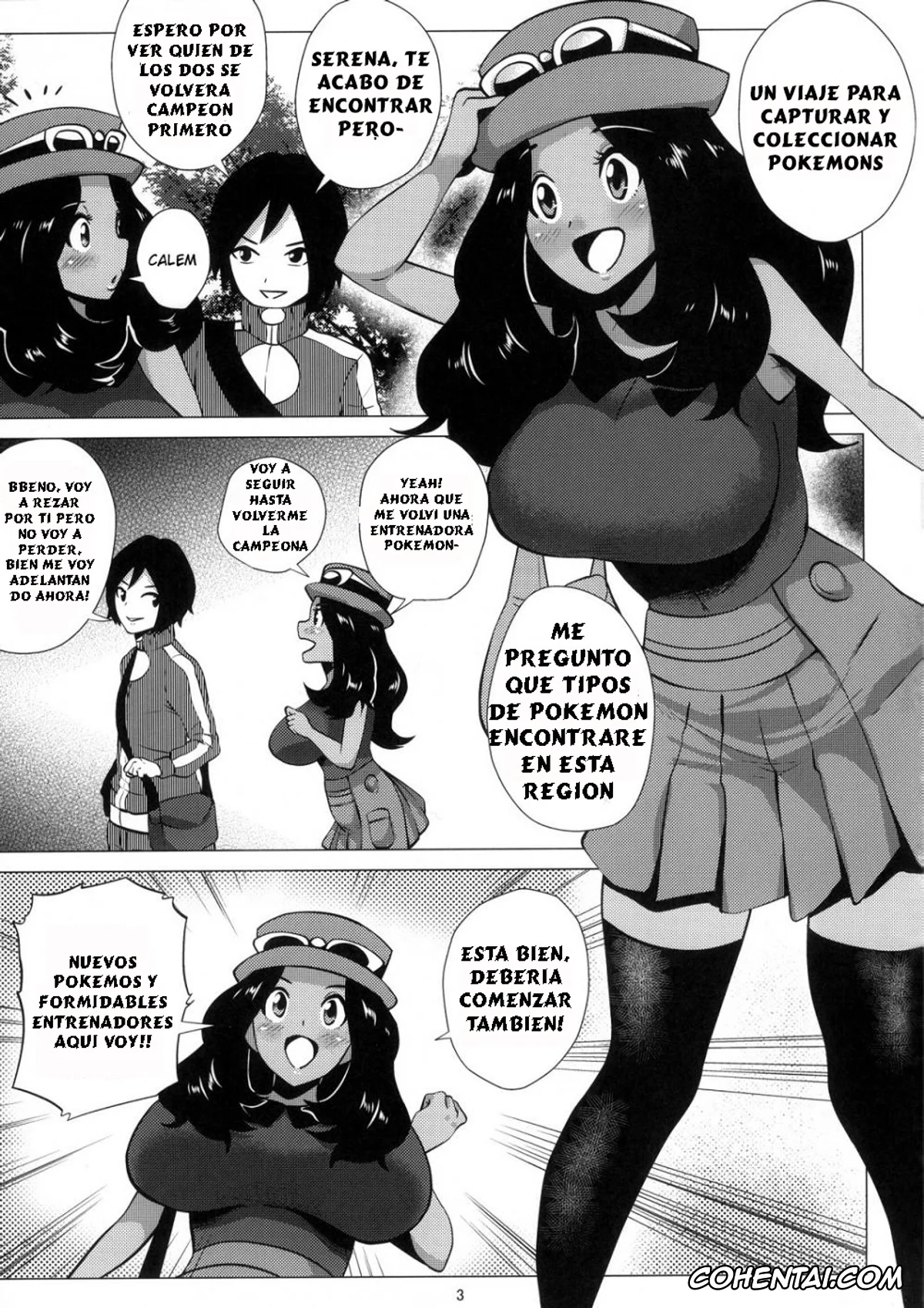 Pokemon | Pocket Monsters hentai, Calem hentai, Drasna hentai, Serena hentai, Mega Bitch Serena (Pokémon X and Y), pagina 3