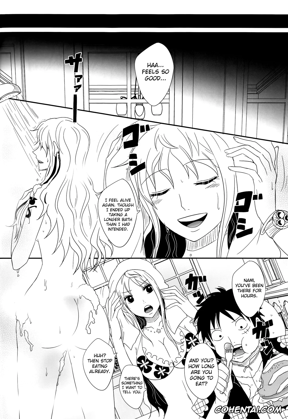 One Piece hentai, Monkey D. Luffy hentai, Nami hentai, Koijikara Kazaguruma (One Piece), pagina 12