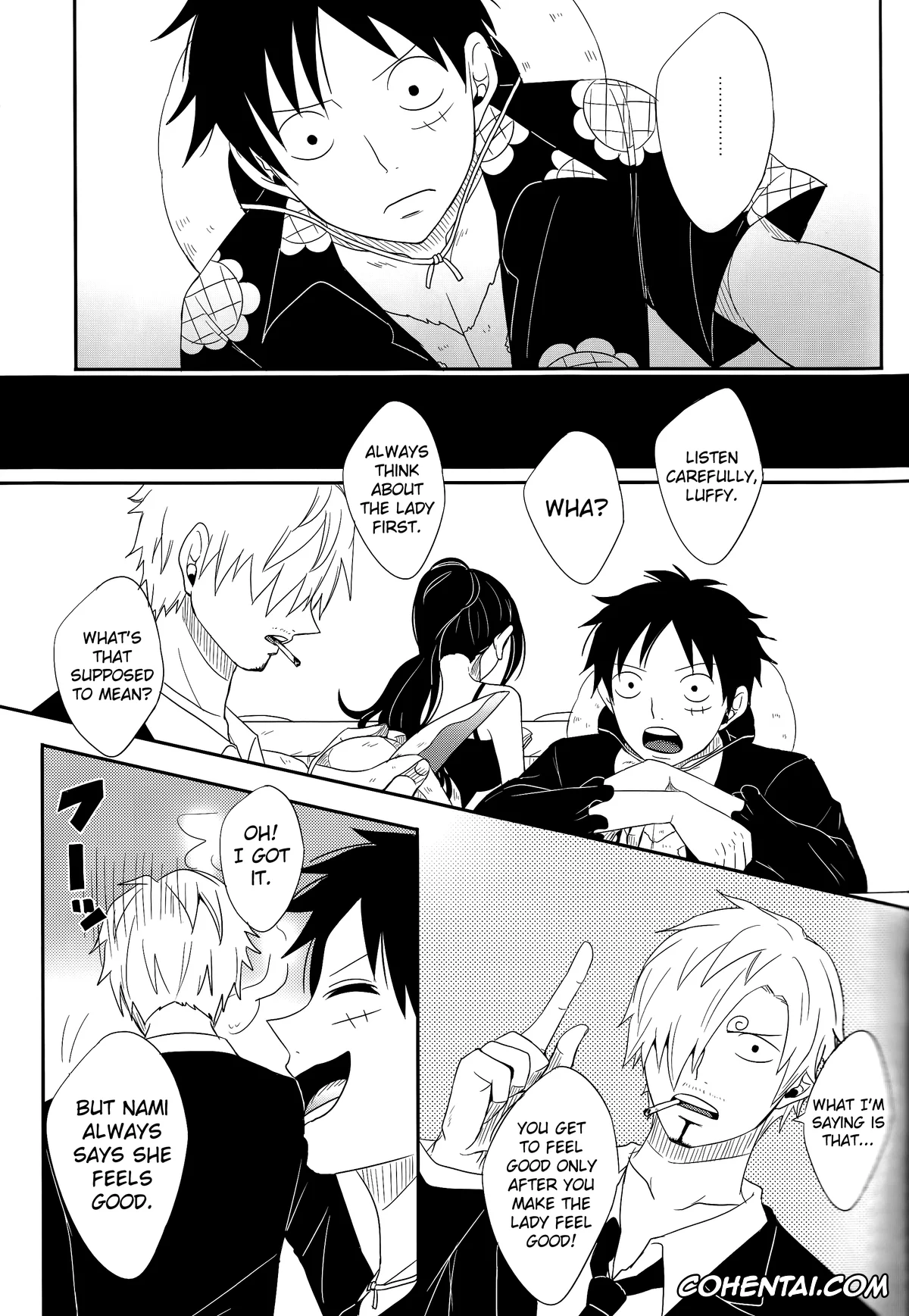 One Piece xxx, Monkey D. Luffy xxx, Nami xxx, Koijikara Kazaguruma (One Piece), pagina 19