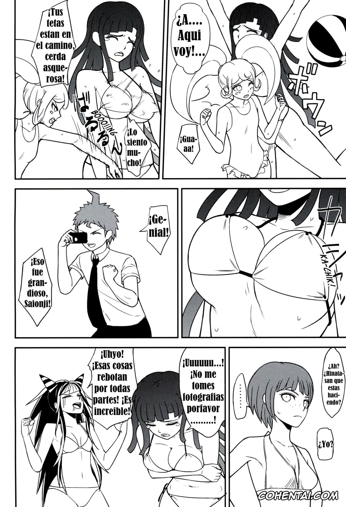 Danganronpa hentai, Hajime Hinata hentai, Ibuki Mioda hentai, Mahiru Koizumi hentai, Mikan Tsumiki hentai, Kanjou Oklahoma Mixer 2 (Super Danganronpa 2), pagina 3