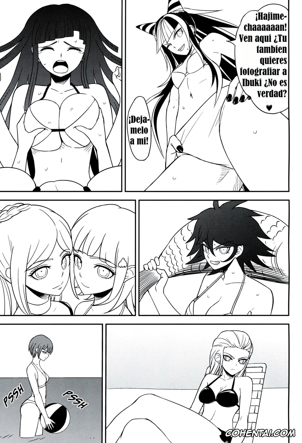 Danganronpa xxx, Hajime Hinata xxx, Ibuki Mioda xxx, Mahiru Koizumi xxx, Mikan Tsumiki xxx, Kanjou Oklahoma Mixer 2 (Super Danganronpa 2), pagina 4