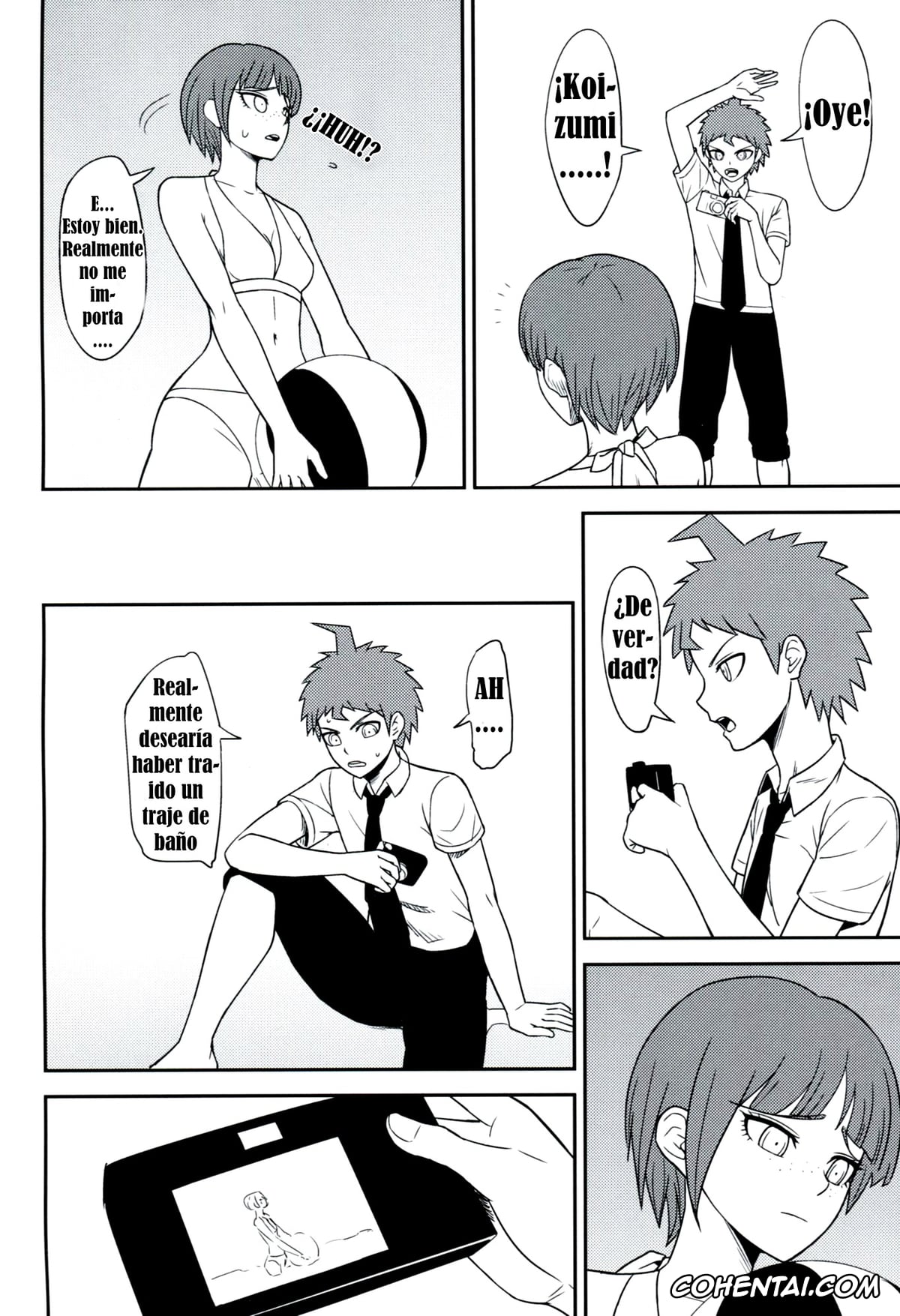 Danganronpa porno, Hajime Hinata porno, Ibuki Mioda porno, Mahiru Koizumi porno, Mikan Tsumiki porno, Kanjou Oklahoma Mixer 2 (Super Danganronpa 2), pagina 5