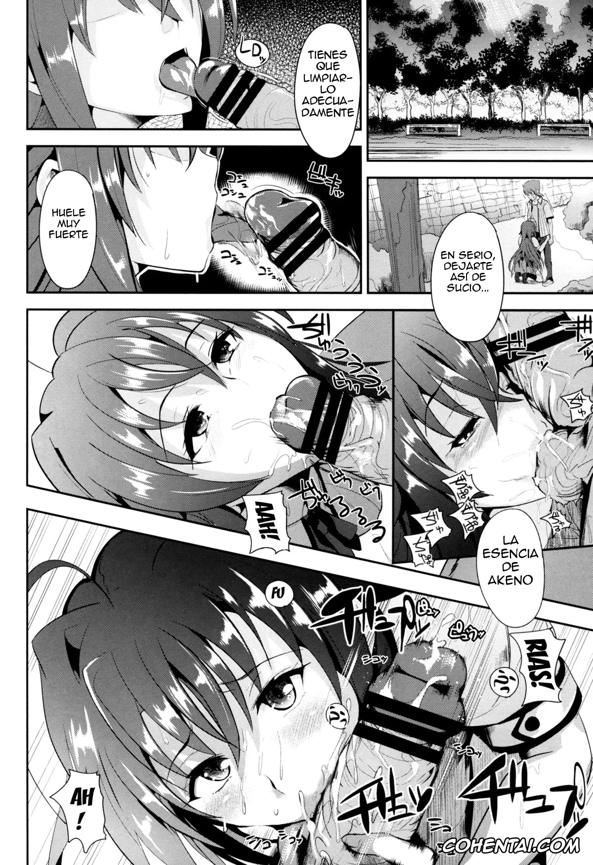 Highschool DxD xxx, Akeno Himejima xxx, Issei Hyoudou xxx, Rias Gremory xxx, Highschool Seishun Hakusho H+H (Highschool DxD), pagina 13