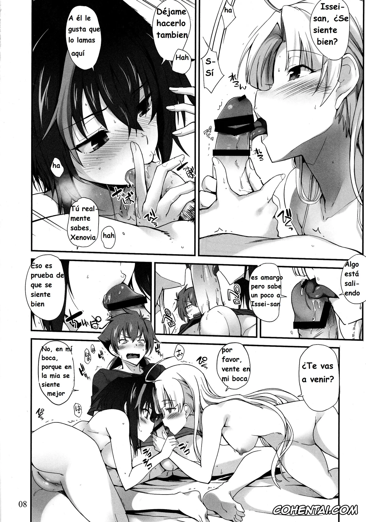 Highschool DxD xxx, Asia Argento xxx, Issei Hyoudou xxx, Koneko Toujou xxx, Xenovia Quarta xxx, Akuma no Yuuwaku (Highschool DxD), pagina 7