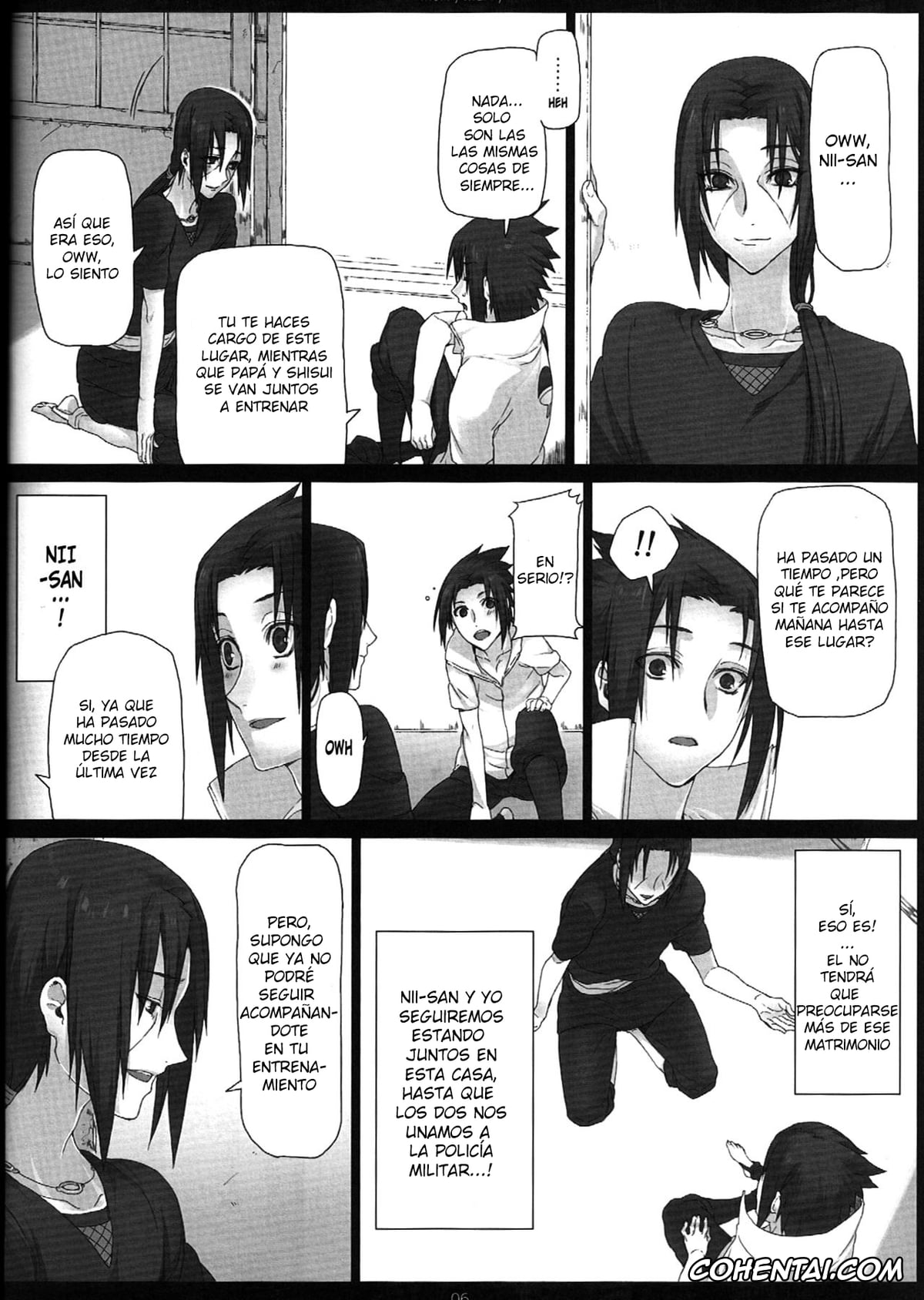 NARUTO hentai, Itachi Uchiha hentai, Sasuke Uchiha hentai, Merry Marry (NARUTO), pagina 6