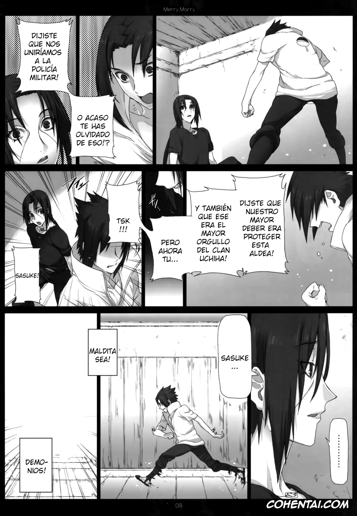 NARUTO porno, Itachi Uchiha porno, Sasuke Uchiha porno, Merry Marry (NARUTO), pagina 8