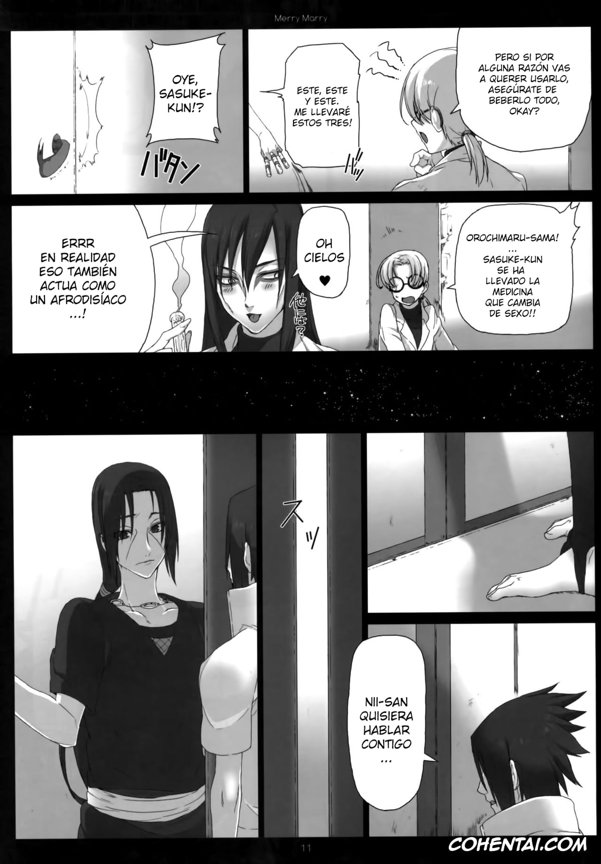 NARUTO porno, Itachi Uchiha porno, Sasuke Uchiha porno, Merry Marry (NARUTO), pagina 11