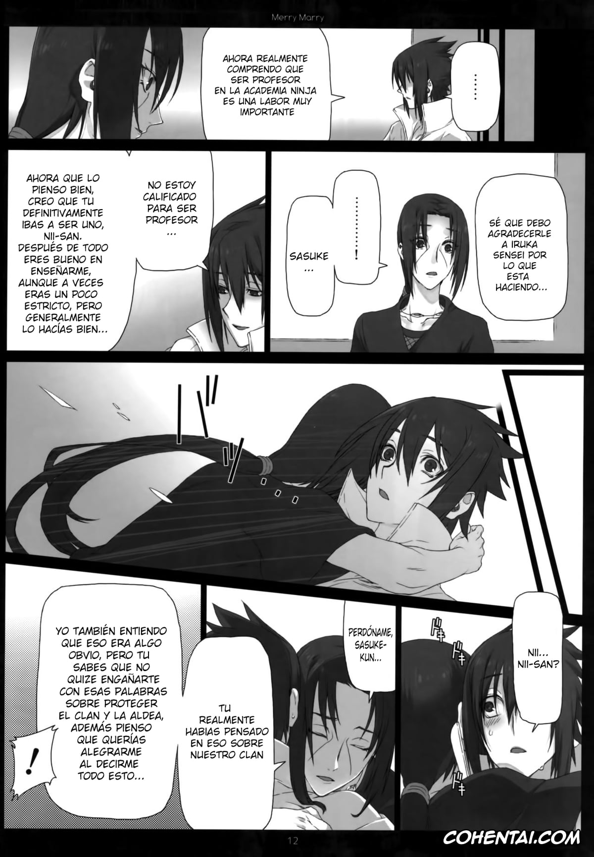 NARUTO hentai, Itachi Uchiha hentai, Sasuke Uchiha hentai, Merry Marry (NARUTO), pagina 12
