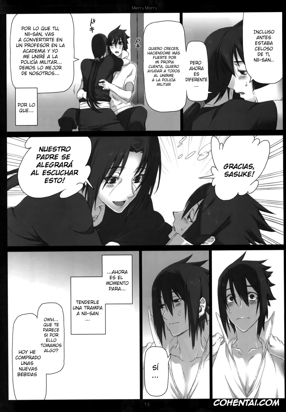 NARUTO xxx, Itachi Uchiha xxx, Sasuke Uchiha xxx, Merry Marry (NARUTO), pagina 13