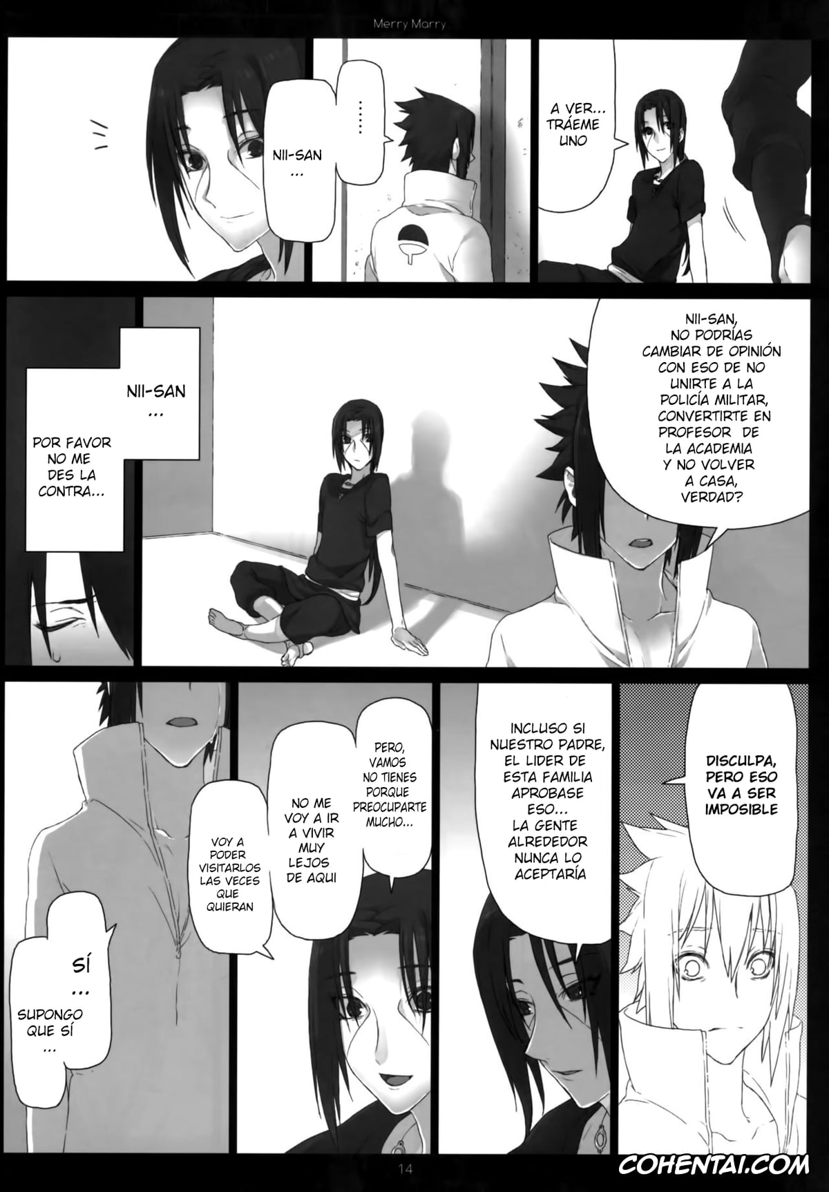 NARUTO porno, Itachi Uchiha porno, Sasuke Uchiha porno, Merry Marry (NARUTO), pagina 14