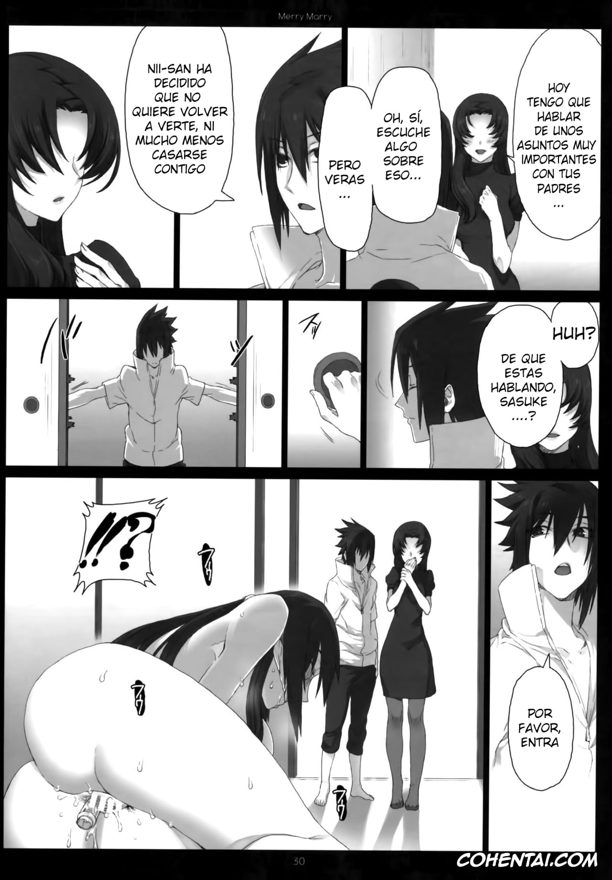 NARUTO hentai, Itachi Uchiha hentai, Sasuke Uchiha hentai, Merry Marry (NARUTO), pagina 30