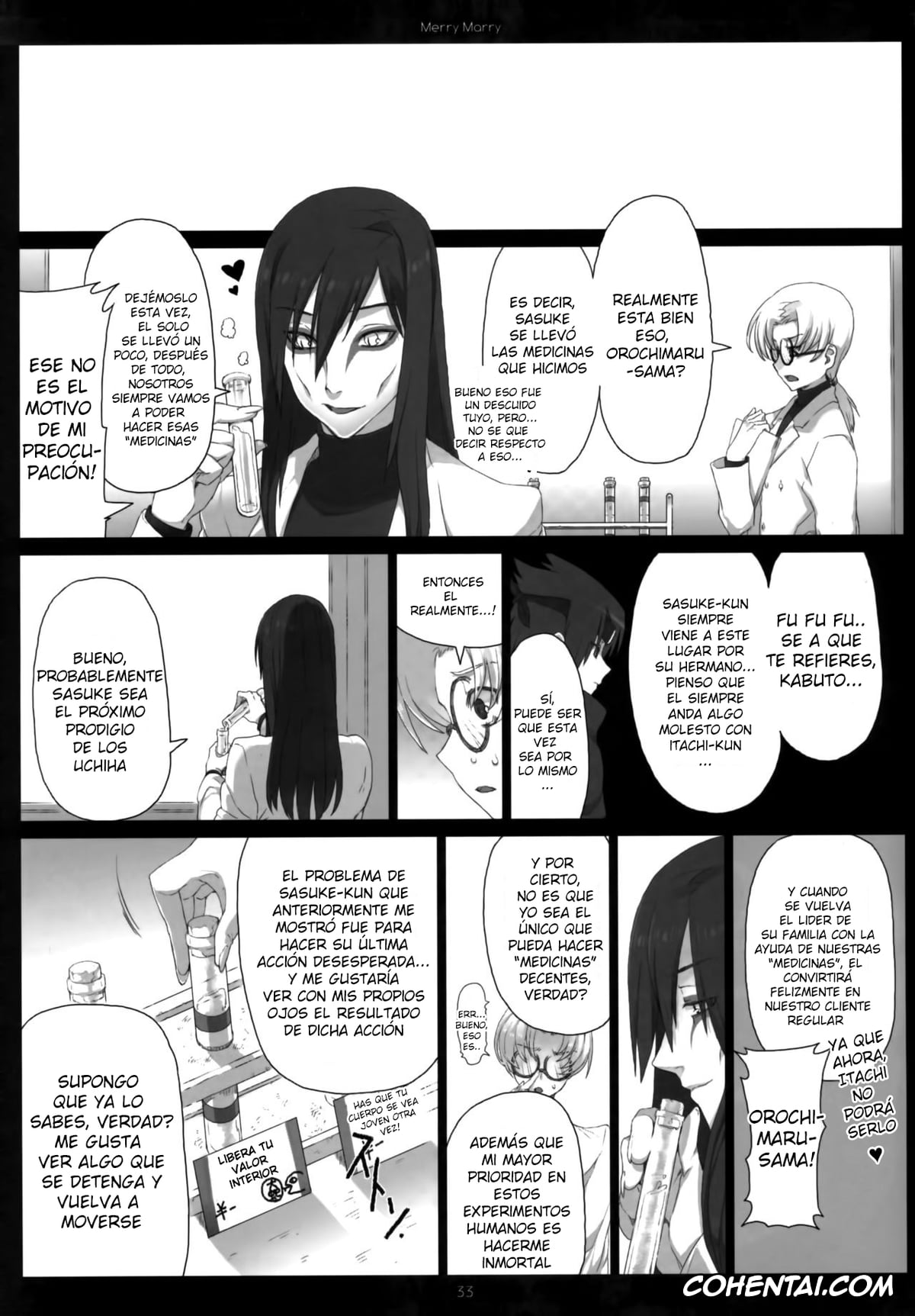 NARUTO hentai, Itachi Uchiha hentai, Sasuke Uchiha hentai, Merry Marry (NARUTO), pagina 33