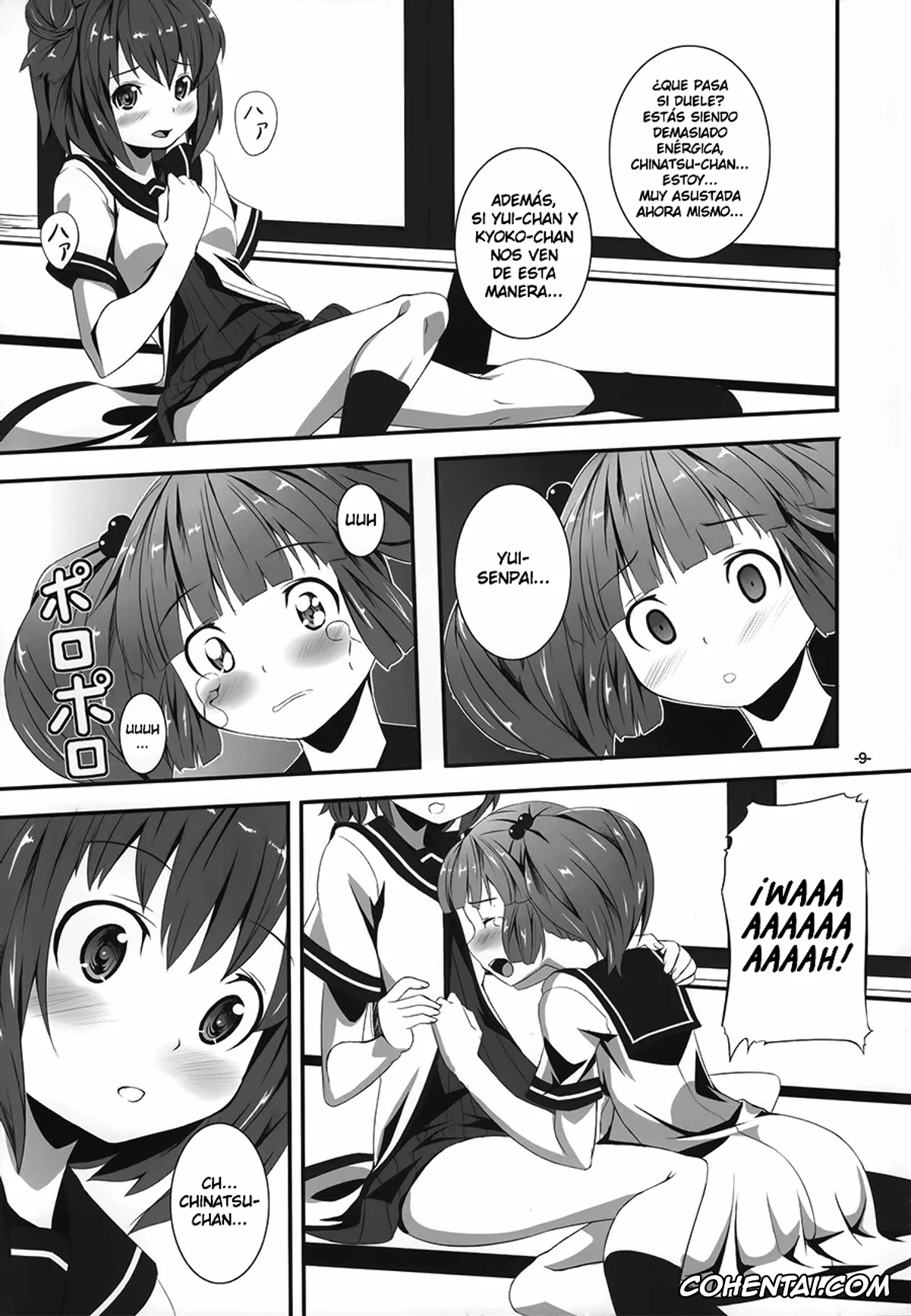 YuruYuri porno, Akari Akaza porno, Chinatsu Yoshikawa porno, Yurarara (Yuruyuri), pagina 8