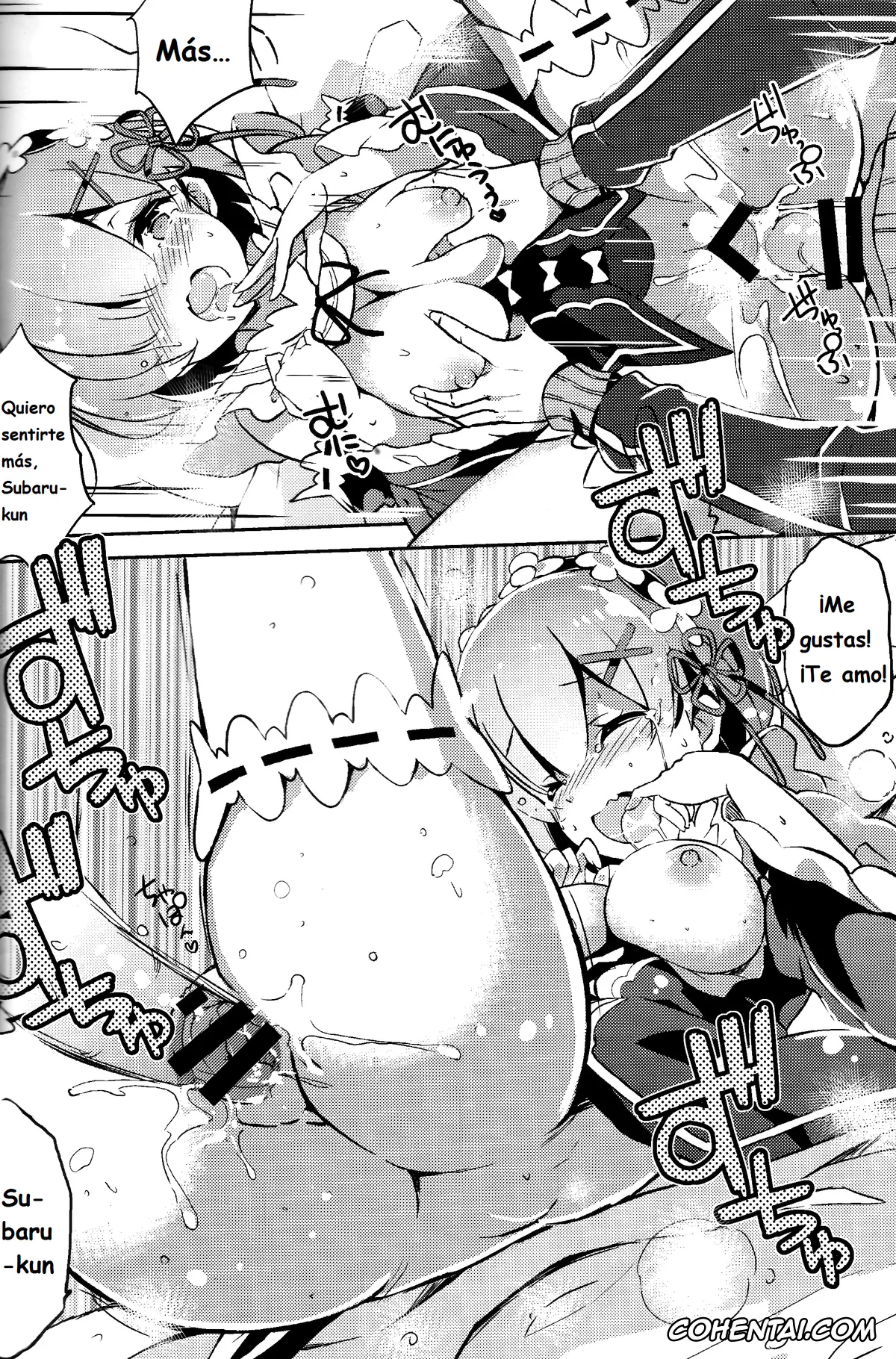 Re:Zero kara Hajimeru Isekai Seikatsu porno, Rem porno, Subaru Natsuki porno, Rem no Kawaisa mo Onigakatteiru (Re:Zero kara Hajimeru Isekai Seikatsu), pagina 14