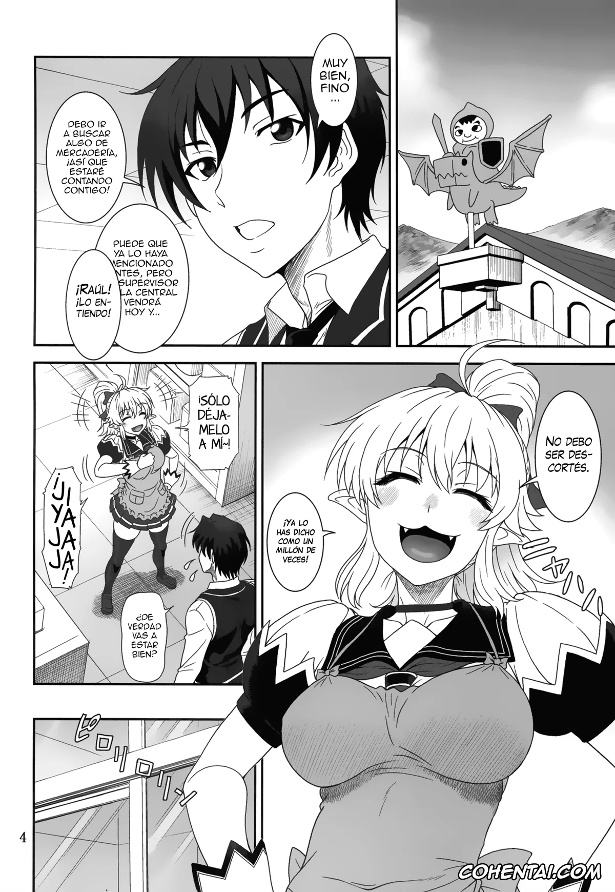 Yuusha Ni Narenakatta Ore Wa Shibushibu Shuushoku Wo Ketsui Shimashita. | I Couldnt Become A Hero So I Reluctantly Decided To Get A Job xxx, Fino Bloodstone xxx, YU-SIBU. (Yuusha ni Narenakatta Ore wa Shibushibu Shuushoku wo Ketsui Shimashita.), pagina 4