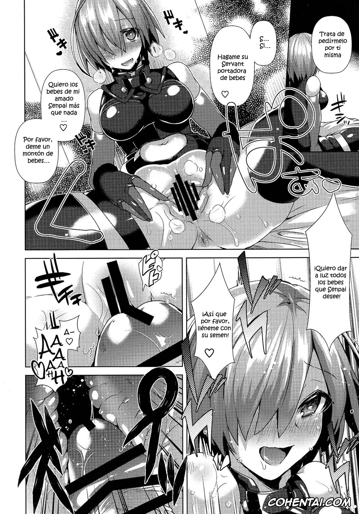 Fate/Grand Order porno, Gudao | Ritsuka Fujimaru porno, Shielder | Mash Kyrielight porno, Zettai Ninshin Meirei (Fate/Grand Order), pagina 8