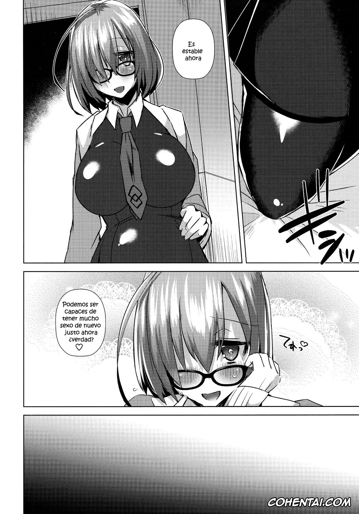 Fate/Grand Order porno, Gudao | Ritsuka Fujimaru porno, Shielder | Mash Kyrielight porno, Zettai Ninshin Meirei (Fate/Grand Order), pagina 14