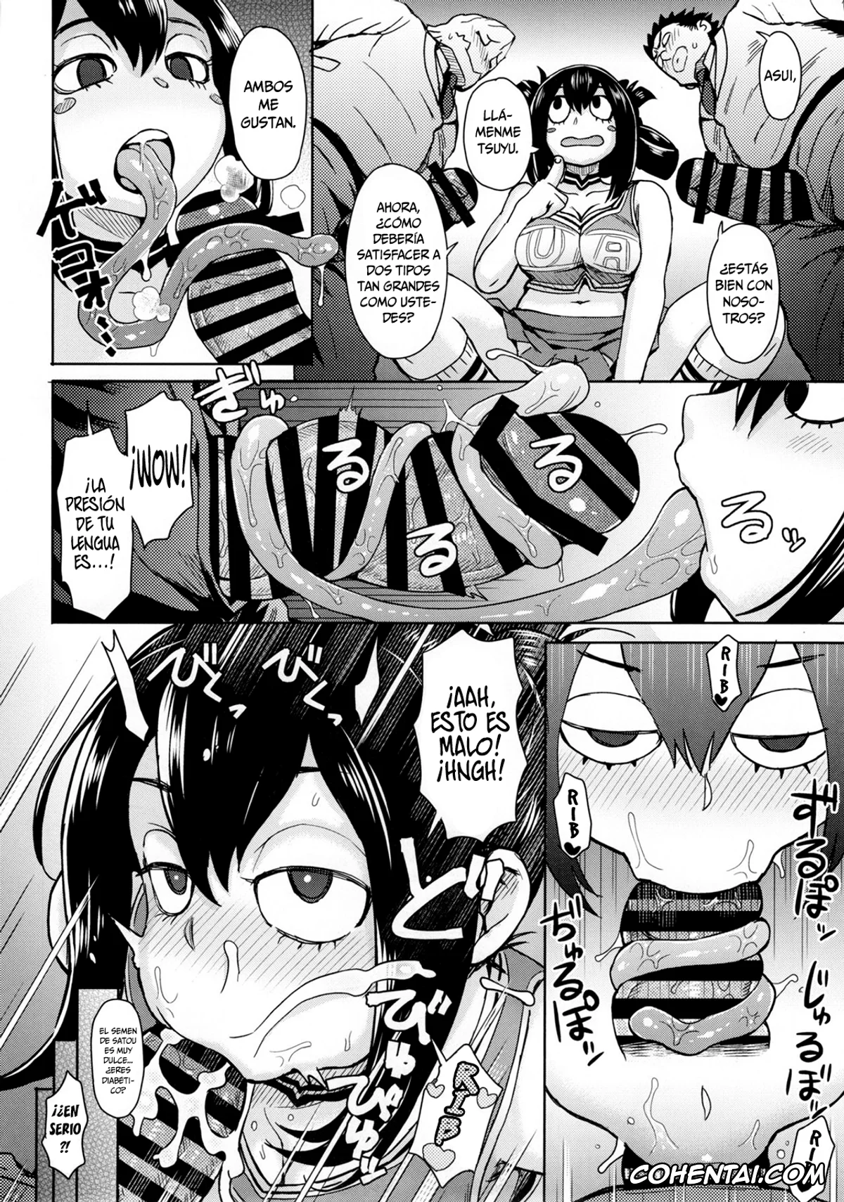 My Hero Academia | Boku No Hero Academia porno, Izuku Midoriya porno, Katsuki Bakugou porno, Mina Ashido porno, Momo Yaoyorozu porno, Ochako Uraraka porno, Tooru Hagakure porno, Tsuyu Asui porno, Uraraka Ura Fuzoku (Boku no Hero Academia), pagina 11