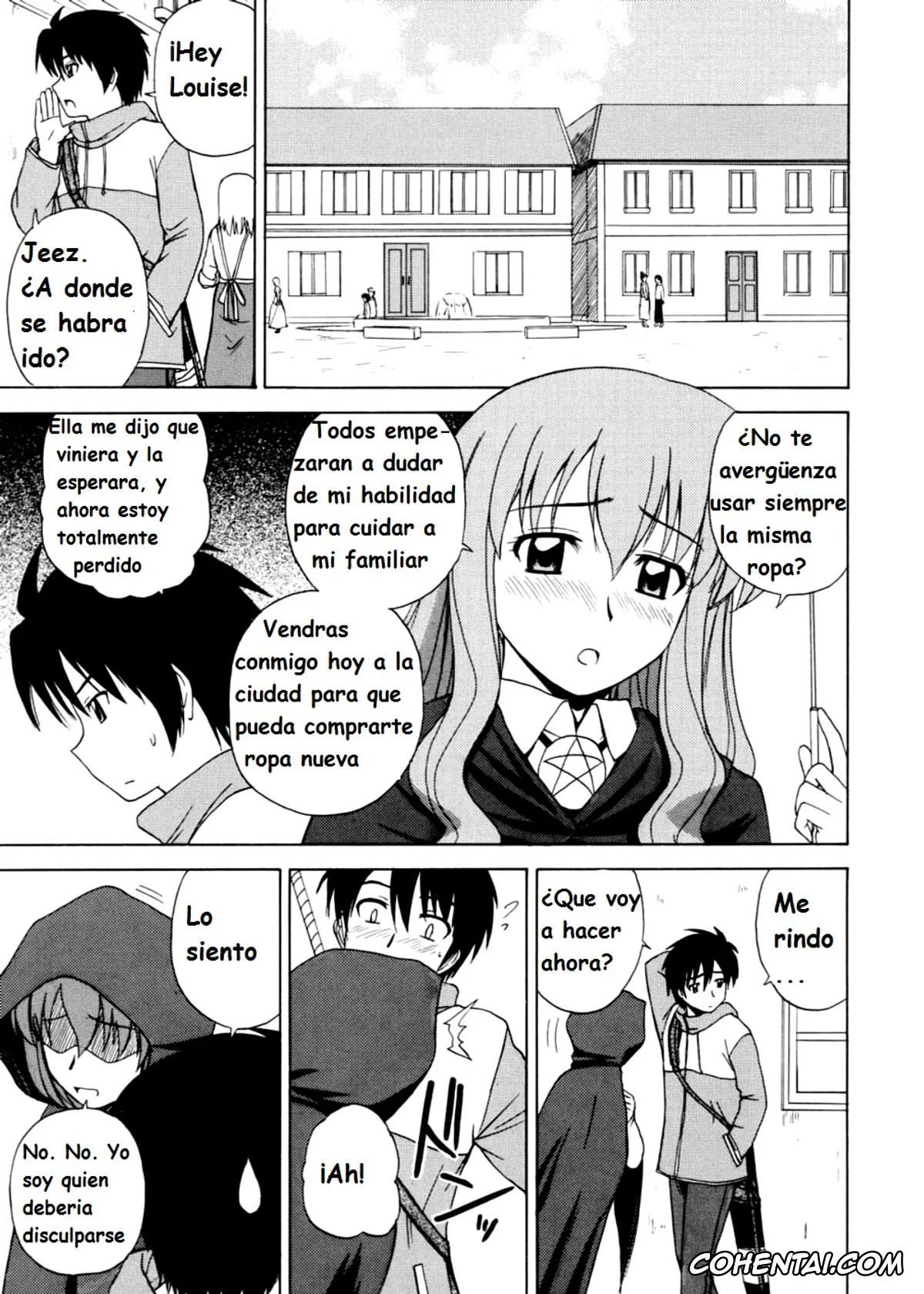 Zero No Tsukaima | The Familiar Of Zero hentai, Henrietta de Tristain hentai, Louise Francoise Le Blanc de La Valliere hentai, Saito Hiraga hentai, Le Beau Maitre 2 (Zero no Tsukaima), pagina 3