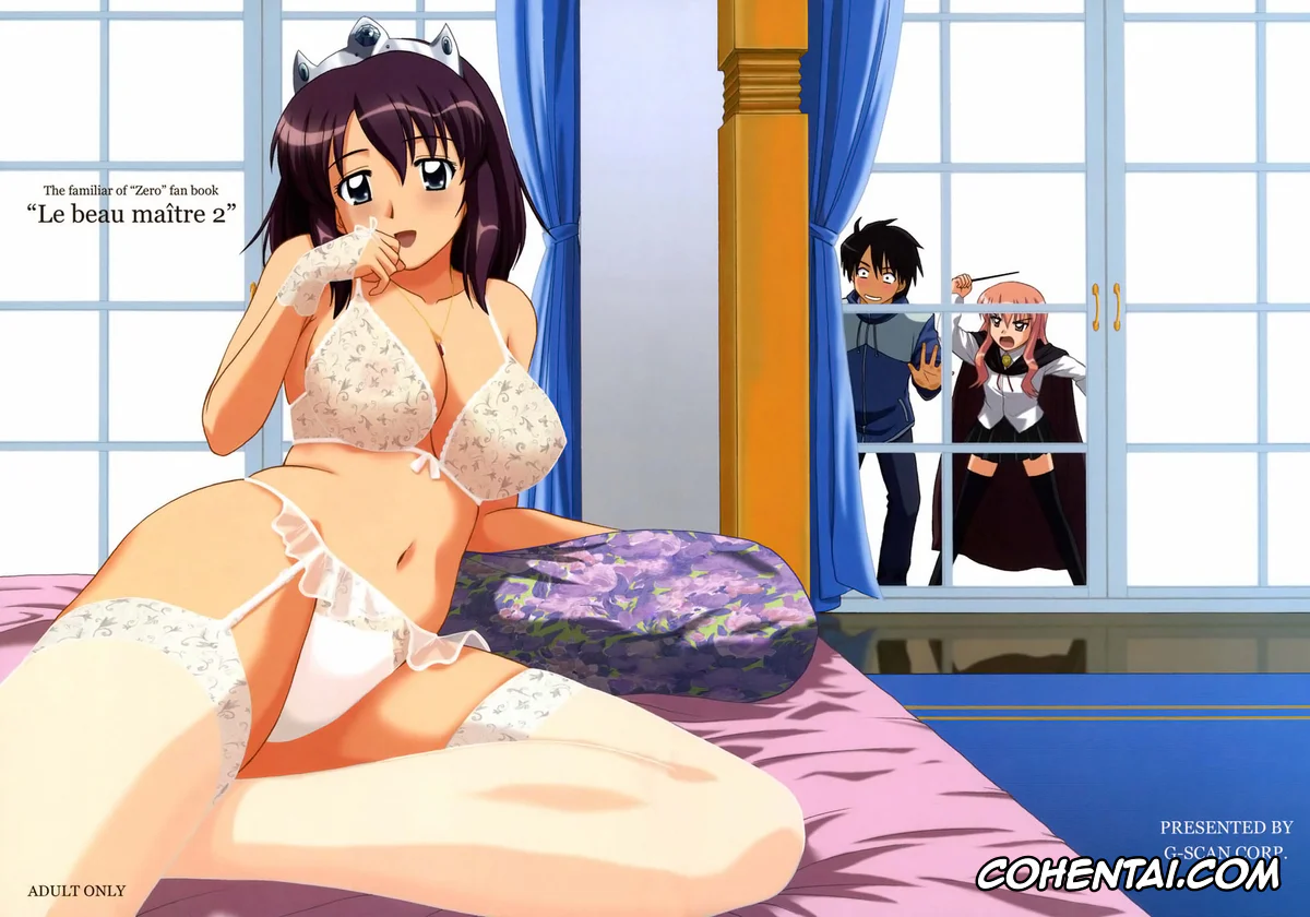 Zero No Tsukaima | The Familiar Of Zero hentai, Henrietta de Tristain hentai, Louise Francoise Le Blanc de La Valliere hentai, Saito Hiraga hentai, Le Beau Maitre 2 (Zero no Tsukaima), pagina 24