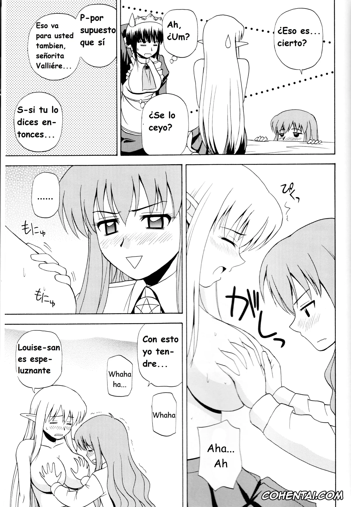 Zero No Tsukaima | The Familiar Of Zero xxx, Henrietta de Tristain xxx, Louise Francoise Le Blanc de La Valliere xxx, Saito Hiraga xxx, Siesta xxx, Tiffania Westwood xxx, Le beau maitre 5 (Zero no Tsukaima), pagina 22