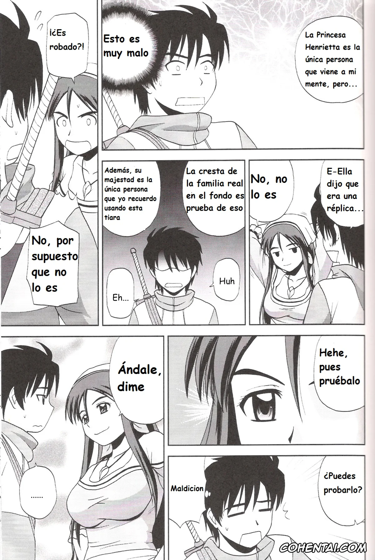 Zero No Tsukaima | The Familiar Of Zero porno, Henrietta de Tristain porno, Jessica porno, Saito Hiraga porno, Le beau maitre 7 (Zero no Tsukaima), pagina 17