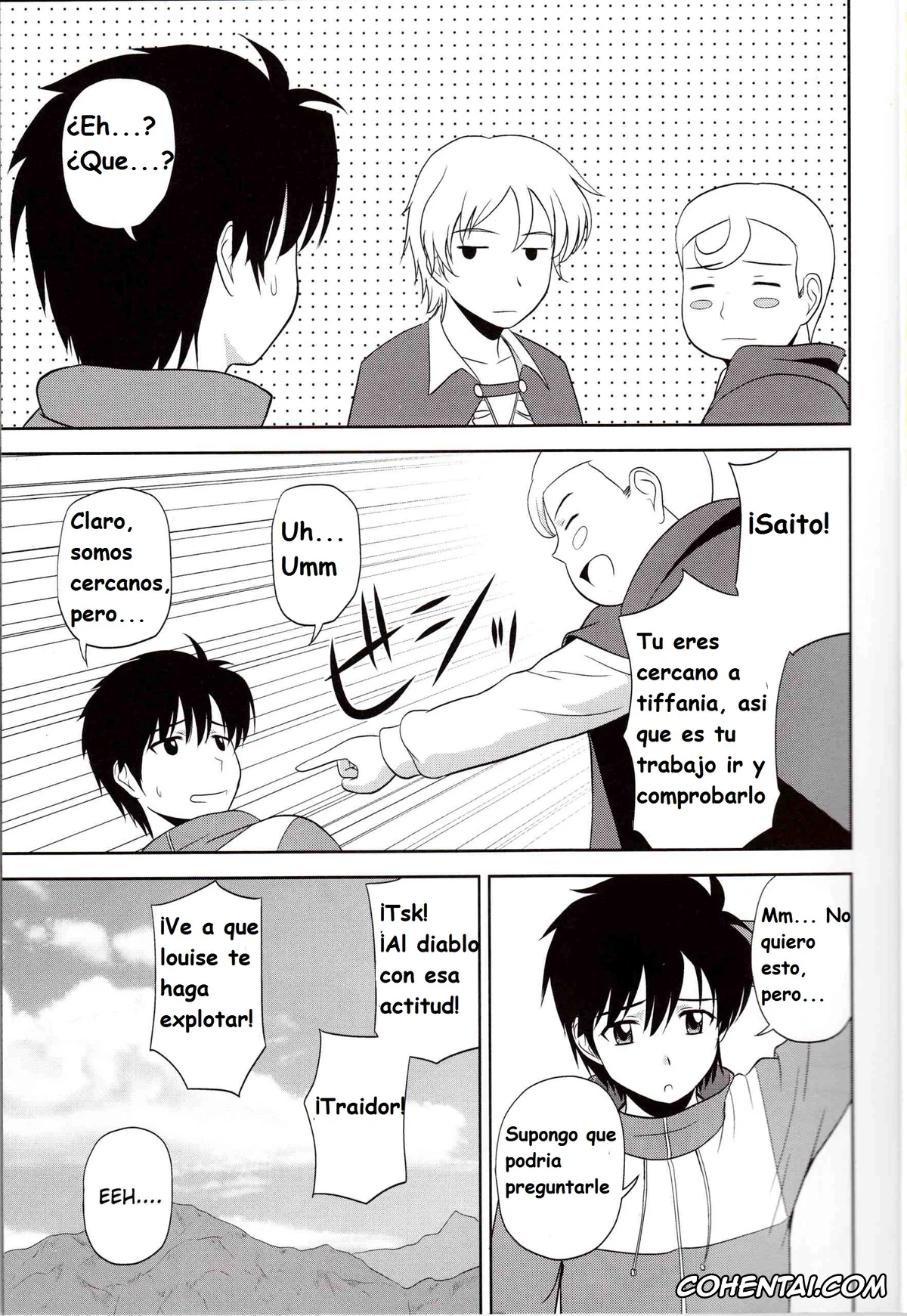 Zero No Tsukaima | The Familiar Of Zero xxx, Saito Hiraga xxx, Tiffania Westwood xxx, Le Beau Maitre 9 (Zero no Tsukaima), pagina 4