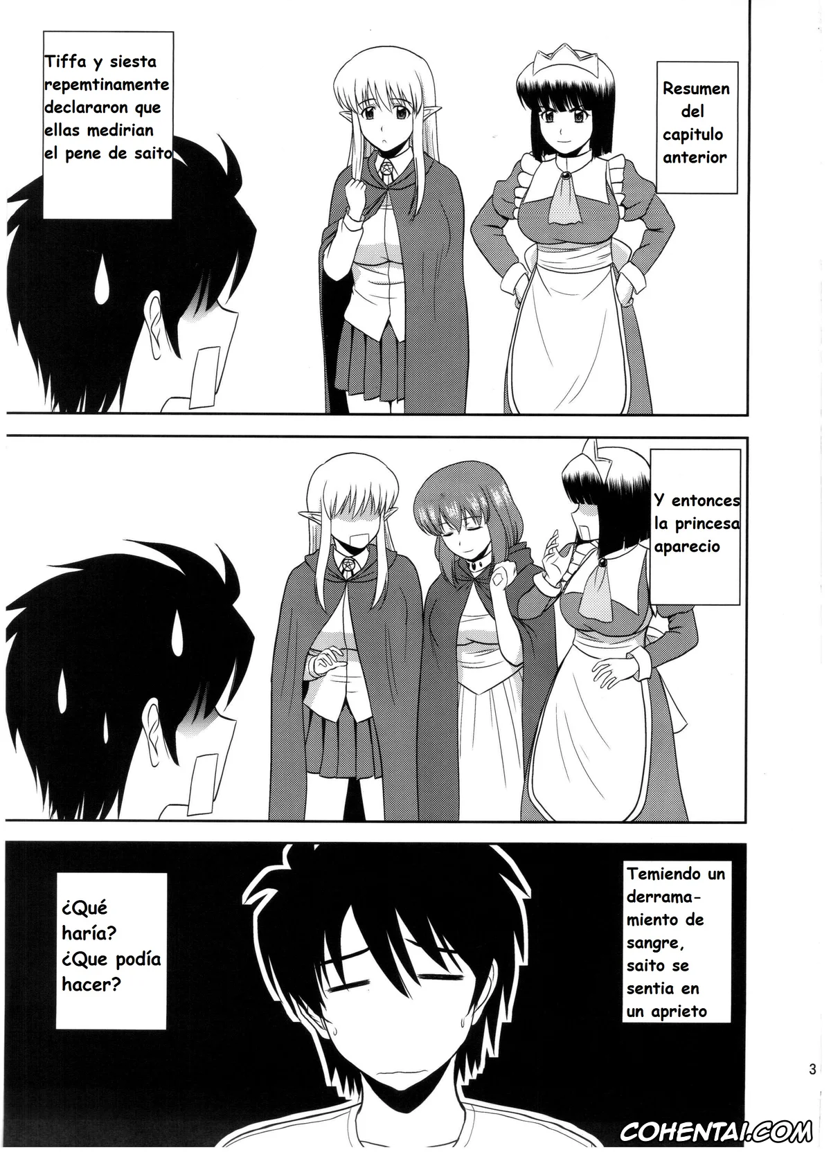 Zero No Tsukaima | The Familiar Of Zero porno, Henrietta de Tristain porno, Saito Hiraga porno, Siesta porno, Tiffania Westwood porno, Le beau maitre 10 (Zero no Tsukaima), pagina 2