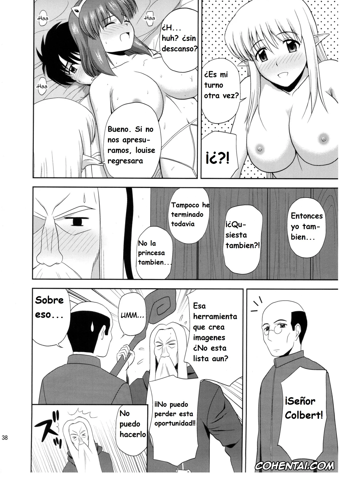 Zero No Tsukaima | The Familiar Of Zero hentai, Henrietta de Tristain hentai, Saito Hiraga hentai, Siesta hentai, Tiffania Westwood hentai, Le beau maitre 10 (Zero no Tsukaima), pagina 36