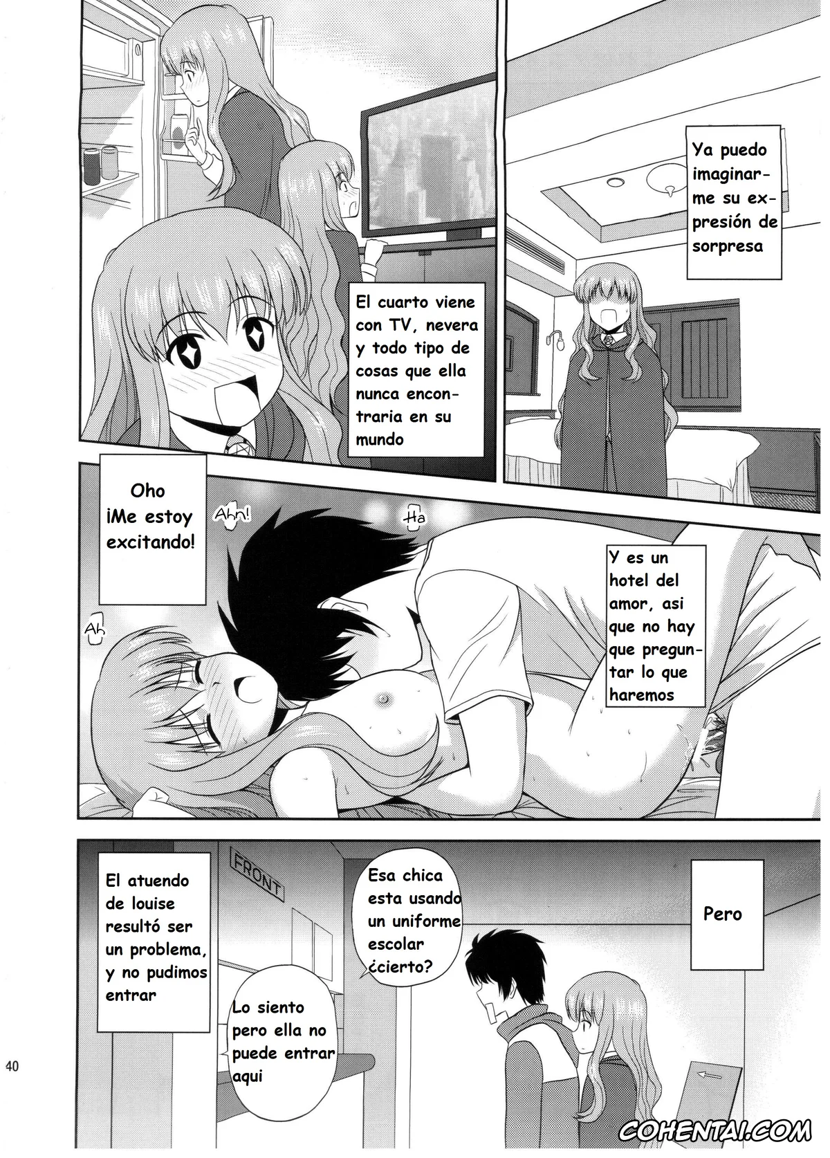 Zero No Tsukaima | The Familiar Of Zero porno, Henrietta de Tristain porno, Saito Hiraga porno, Siesta porno, Tiffania Westwood porno, Le beau maitre 10 (Zero no Tsukaima), pagina 38