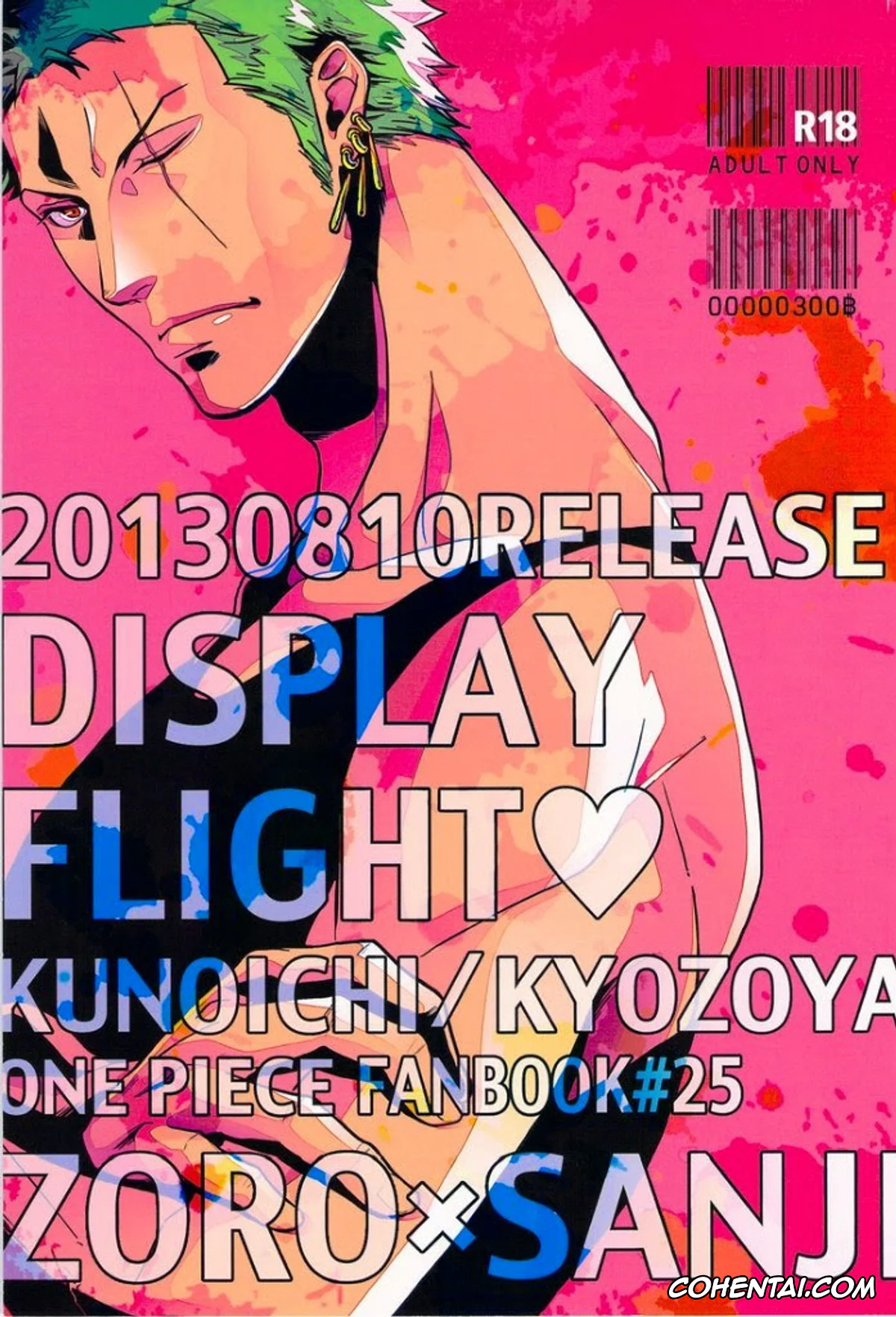 One Piece xxx, Roronoa Zoro xxx, Sanji Vinsmoke xxx, DISPLAY FLIGHT (One Piece), pagina 1