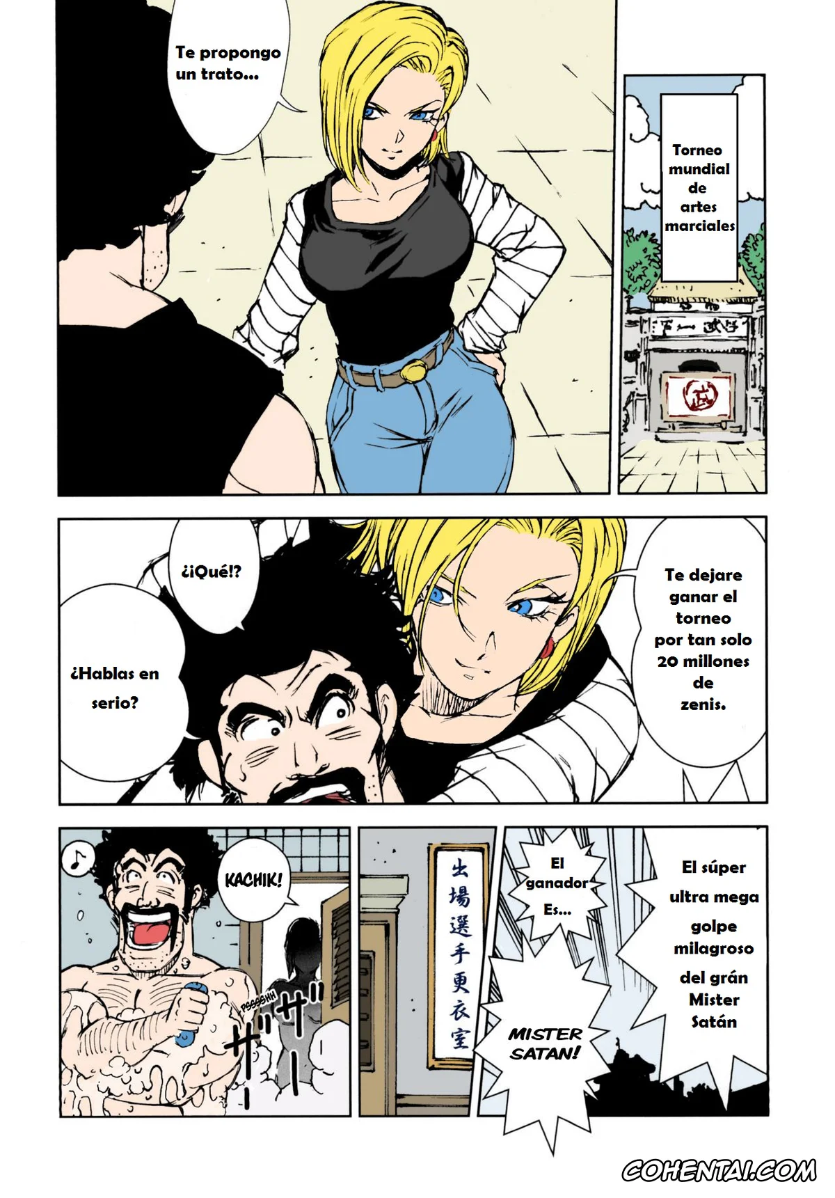 Dragon Ball Z porno, Android 18 porno, Mister Satan porno, 18+ (Dragon ball Z), pagina 5
