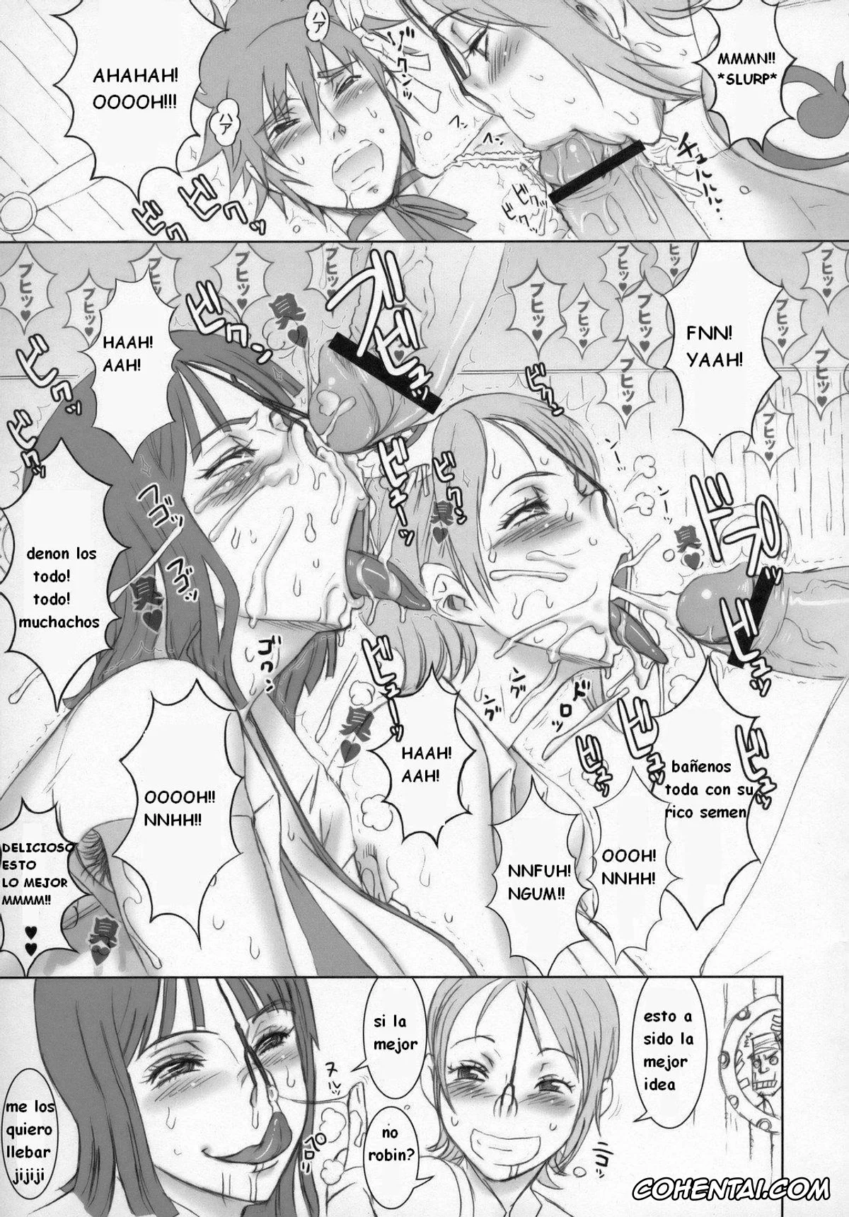 One Piece porno, Nami porno, Nico Robin porno, Vivi Nefertari porno, Nippon Practice 2 (One Piece), pagina 11