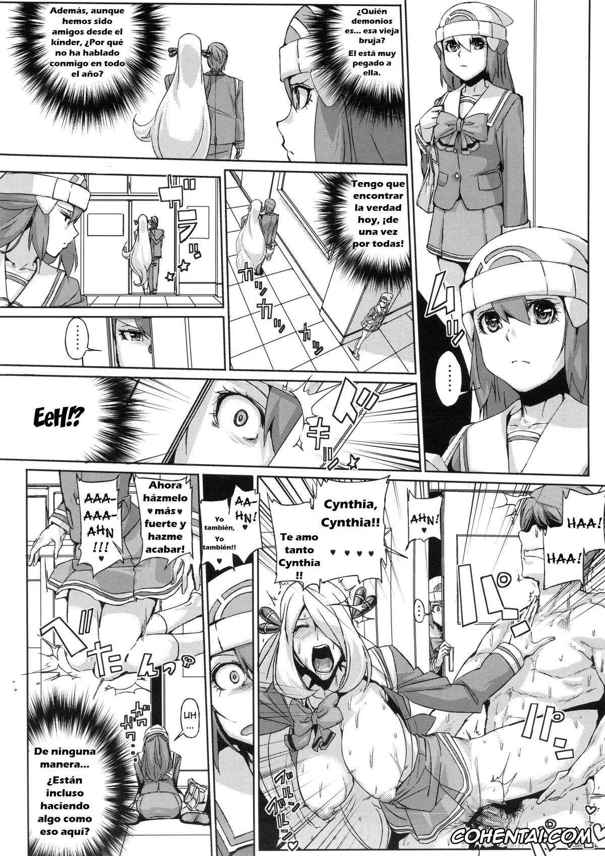 Pokemon | Pocket Monsters xxx, Cynthia xxx, Bakkon Memorial (Pokémon), pagina 28
