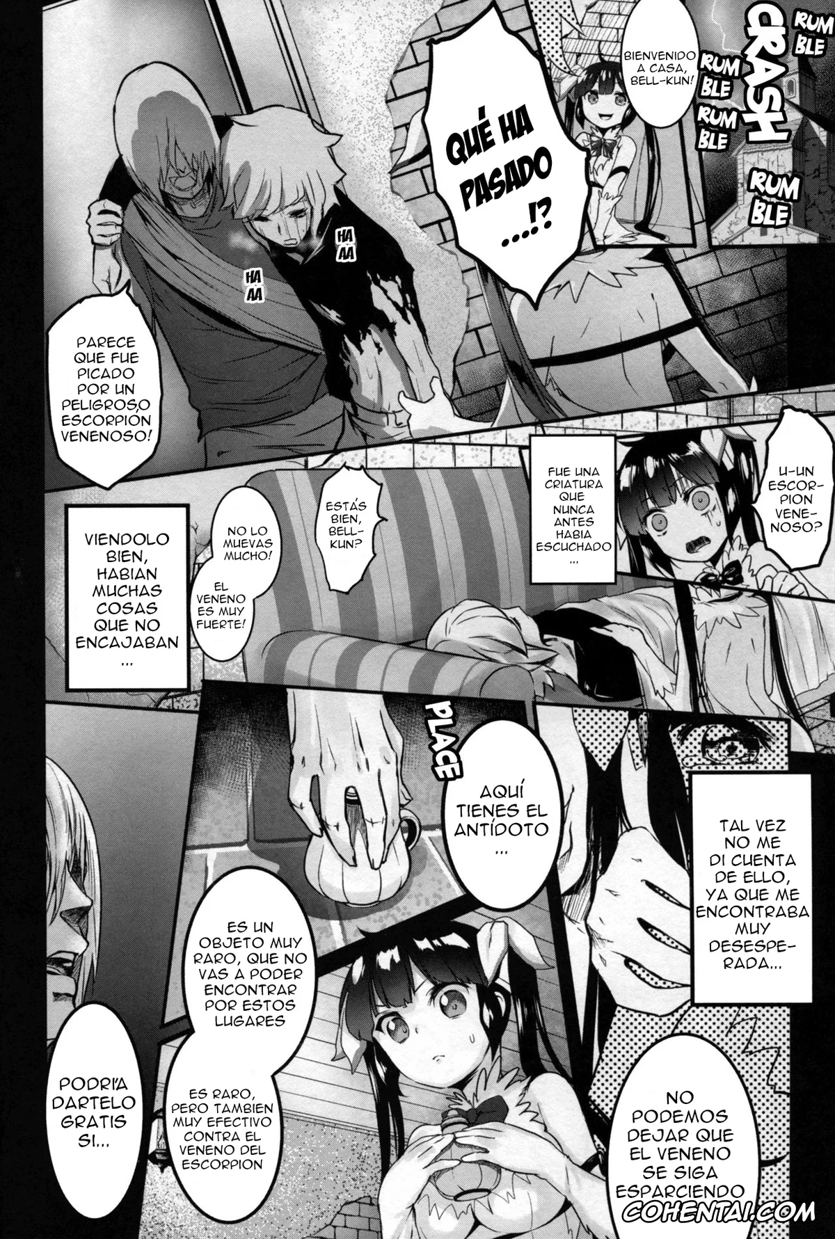 Dungeon ni Deai o Motomeru no wa Machigatteiru Darou ka xxx, Hestia xxx, Bell-kun Gomen yo – SORRY BELL-KUN (Dungeon ni Deai o Motomeru no wa Machigatteiru Darou ka), pagina 7