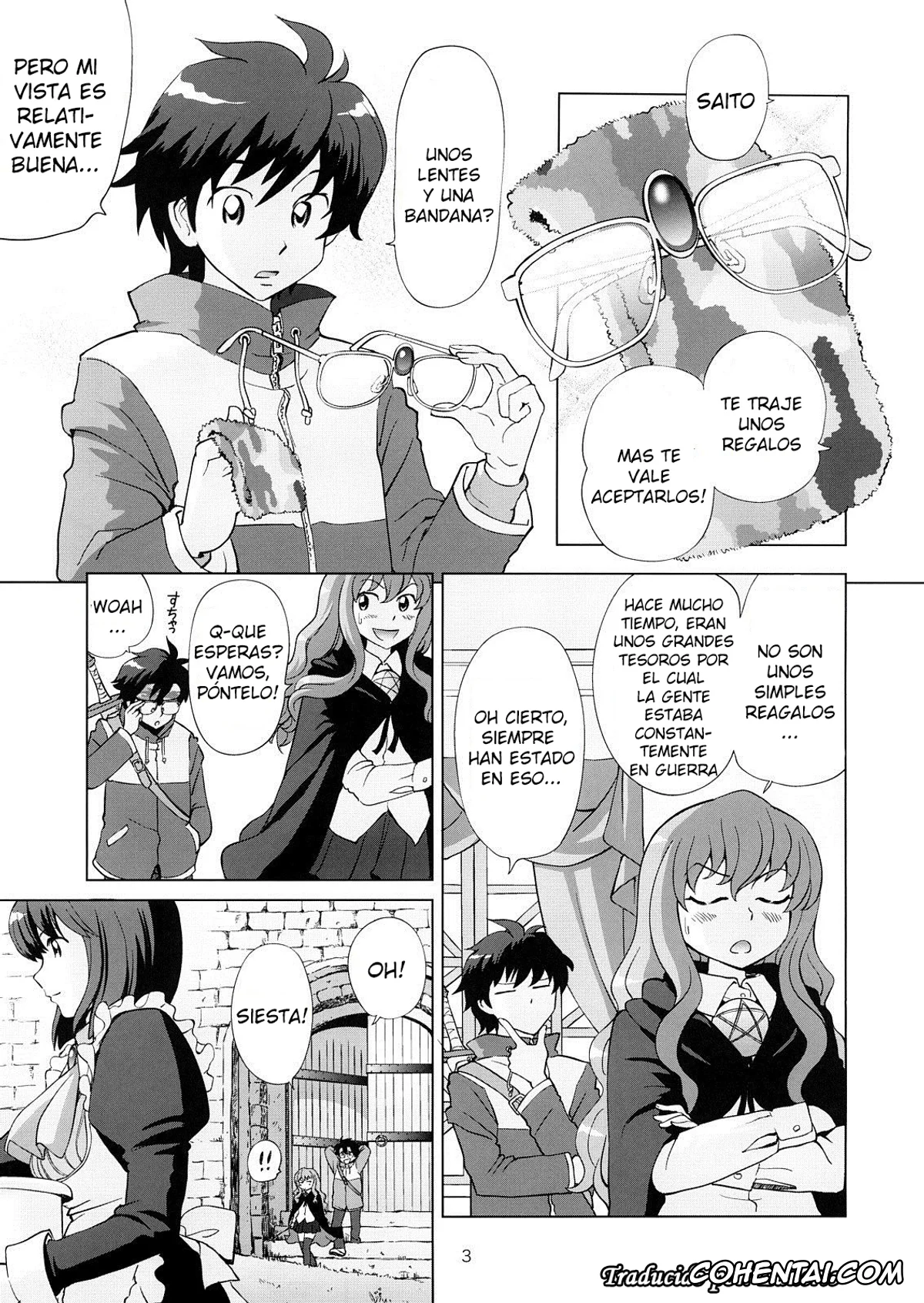 Zero No Tsukaima | The Familiar Of Zero xxx, Louise Francoise Le Blanc de La Valliere xxx, Saito Hiraga xxx, Louise to Himitsu no Heya – Louise and Her Secret Room (Zero no Tsukaima), pagina 4