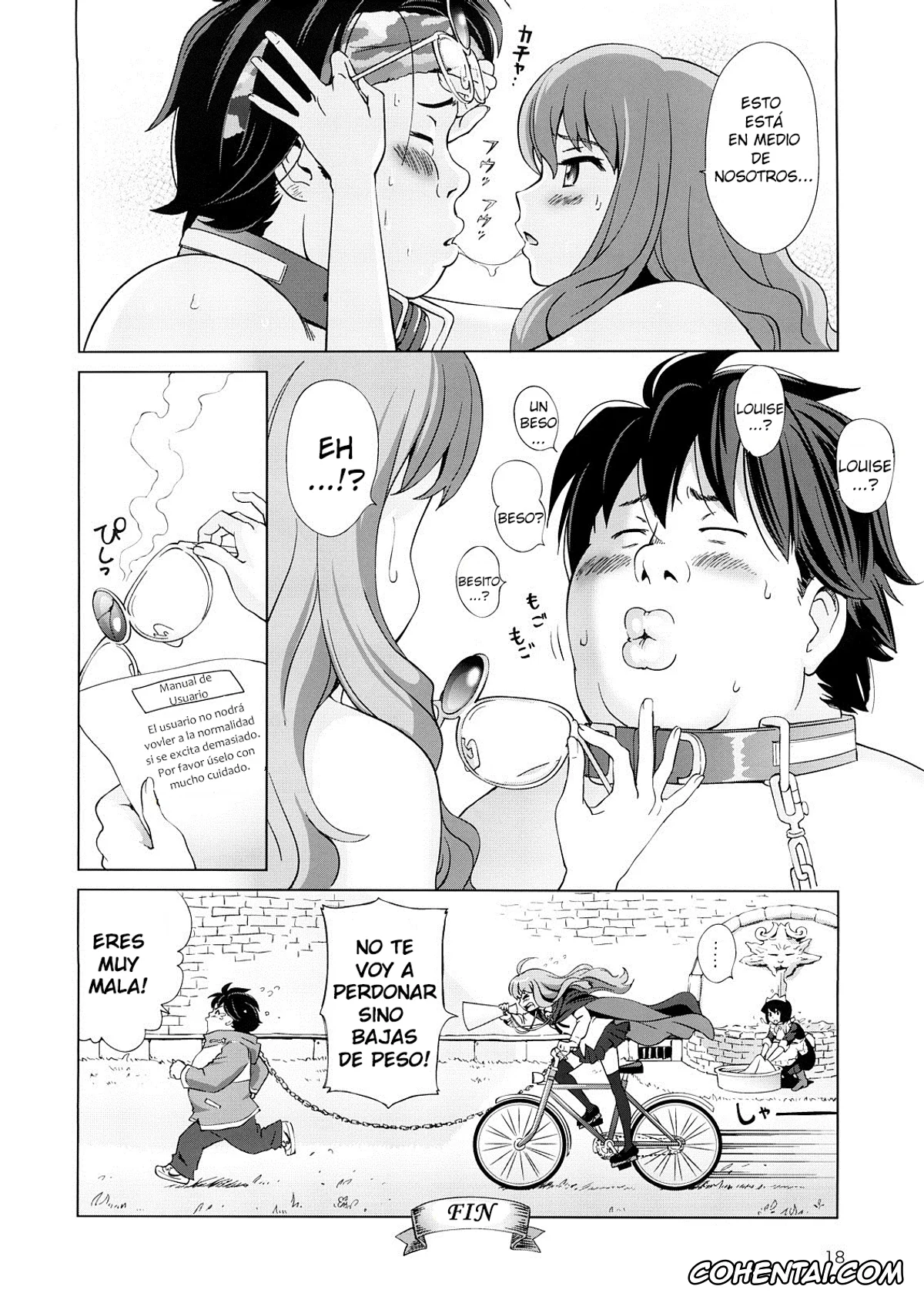 Zero No Tsukaima | The Familiar Of Zero xxx, Louise Francoise Le Blanc de La Valliere xxx, Saito Hiraga xxx, Louise to Himitsu no Heya – Louise and Her Secret Room (Zero no Tsukaima), pagina 19