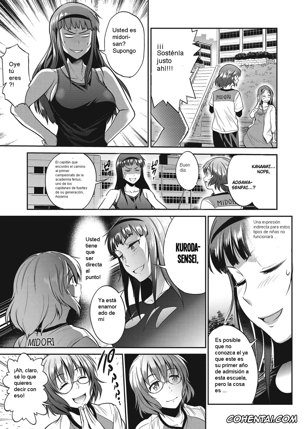 Revistas hentai, COMIC ExE hentai, Joshi Lacu! – Girls Lacrosse Club ~2 Years Later~ Ch. 3 (COMIC ExE 04), pagina 9