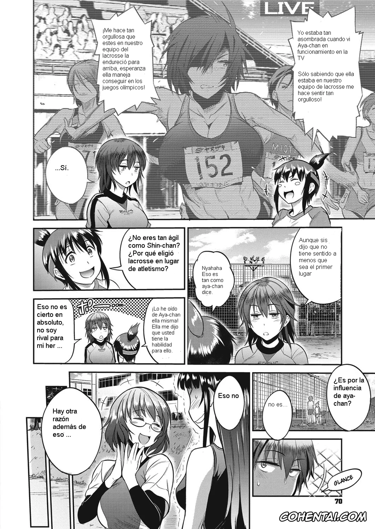 Revistas hentai, COMIC ExE hentai, Joshi Lacu! – Girls Lacrosse Club ~2 Years Later~ Ch. 3 (COMIC ExE 04), pagina 12