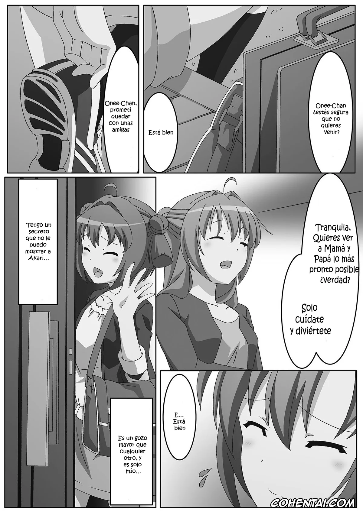 YuruYuri xxx, Akane Akaza xxx, Ayano Sugiura xxx, Kyouko Toshinou xxx, Youtai Yuugi (Yuruyuri), pagina 4