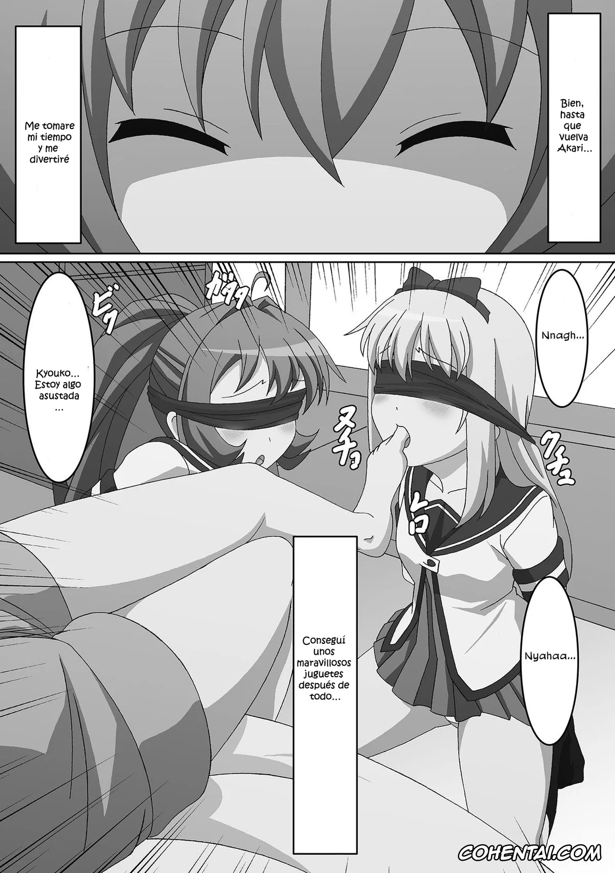YuruYuri porno, Akane Akaza porno, Ayano Sugiura porno, Kyouko Toshinou porno, Youtai Yuugi (Yuruyuri), pagina 5
