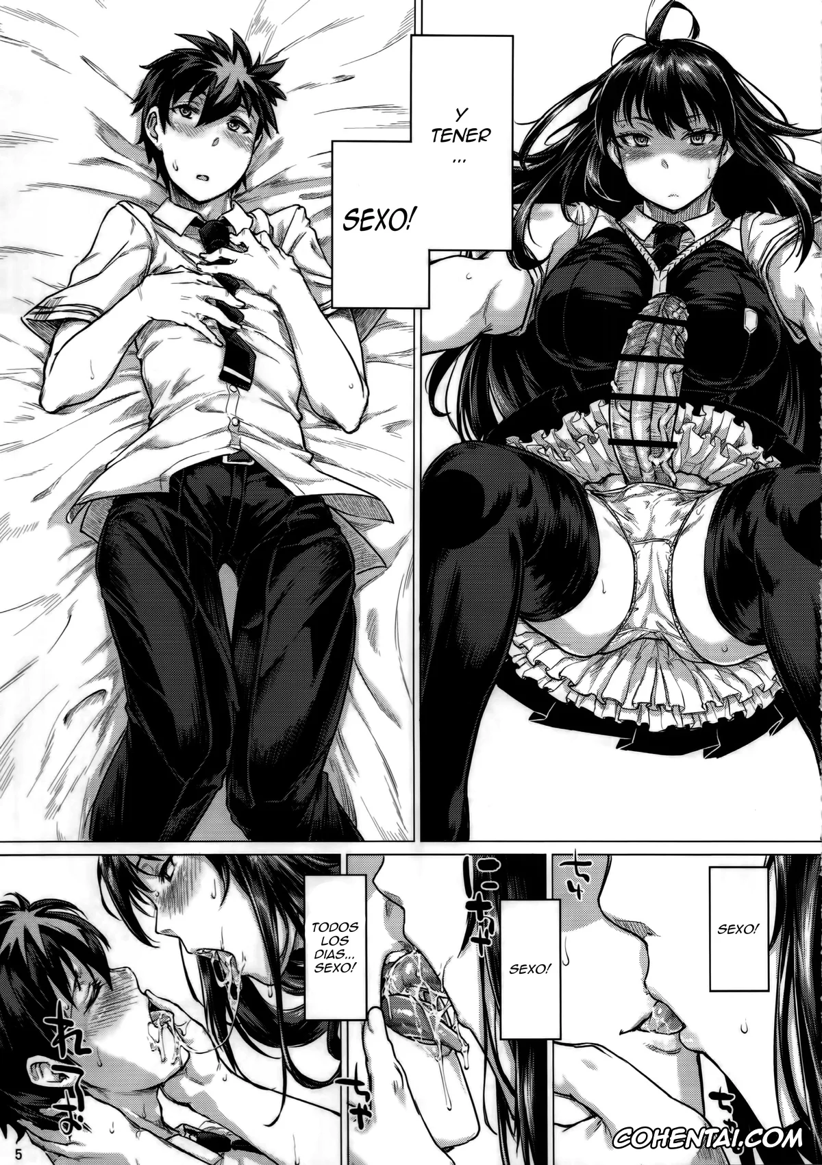 Witch Craft Works xxx, Ayaka Kagari xxx, Honoka Takamiya xxx, Honoo no Majo ni Oshiri Ijirareru Hon (Witch Craft Works), pagina 4