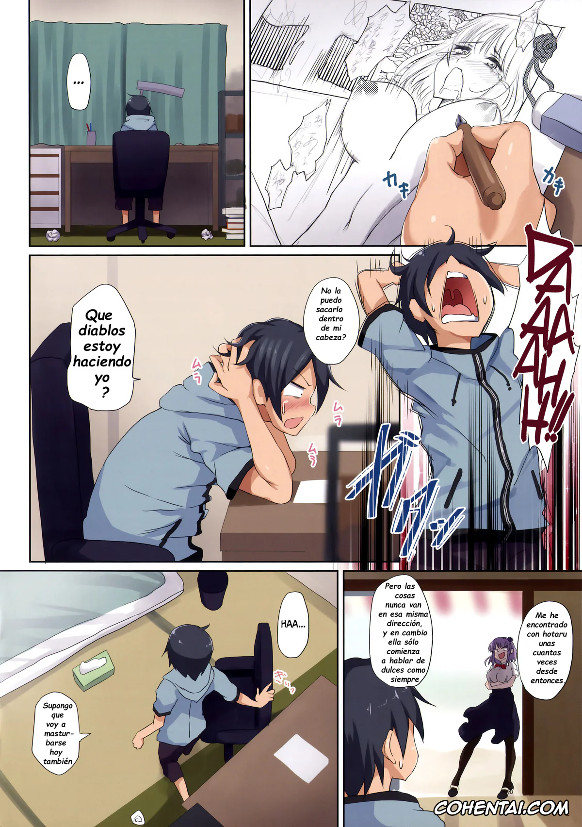 Dagashi Kashi porno, Hotaru Shidare porno, Kokonotsu Shikada porno, Seika no Musume Daga, Shikashi Hentai 2 (Dagashi Kashi), pagina 2