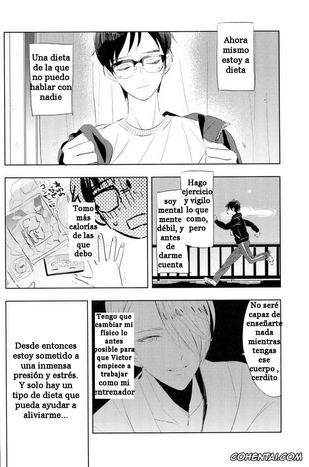 Yuri On Ice hentai, Victor Nikiforov hentai, Yuuri Katsuki hentai, Eros to Katsudon (Yuri on Ice), pagina 3