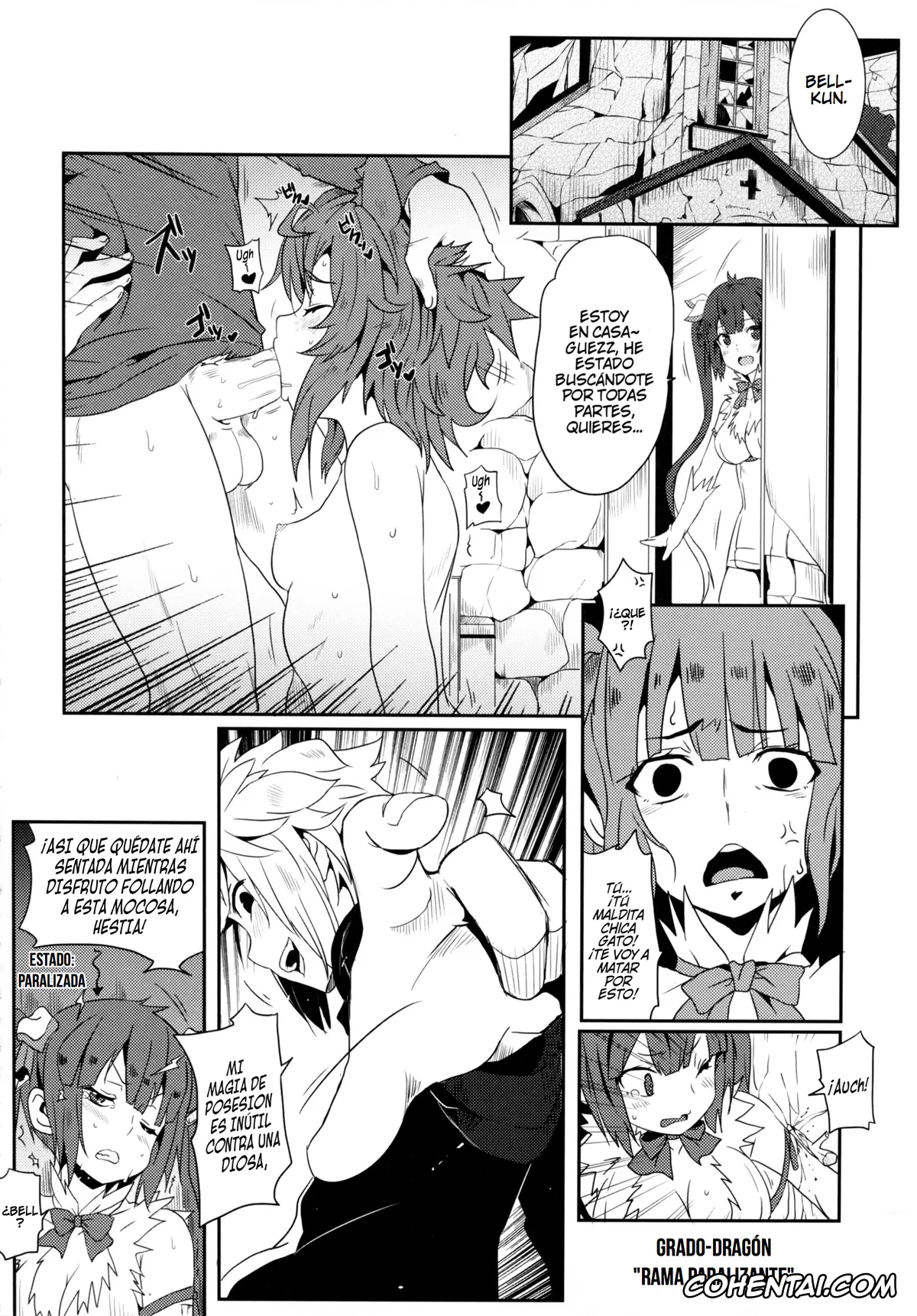 Dungeon ni Deai o Motomeru no wa Machigatteiru Darou ka hentai, Bell Cranel hentai, Hestia hentai, Liliruca Arde hentai, Ryuu Lion hentai, What Should I Do When the Dungeon is Under Maintenance? (Dungeon ni Deai o Motomeru no wa Machigatteiru Darou ka), pagina 15