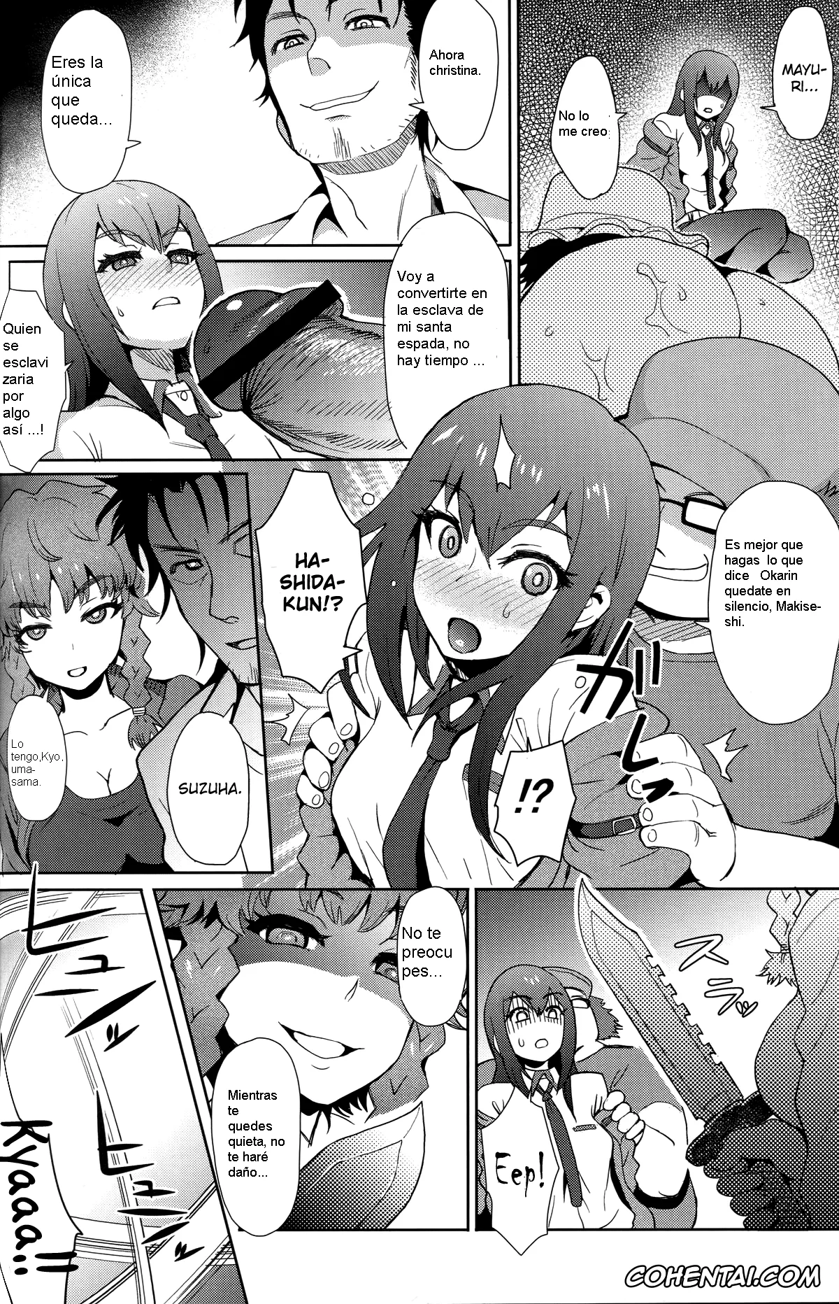 Steins;Gate hentai, Faris Nyannyan hentai, Itaru Hashida | Daru hentai, Kurisu Makise hentai, Mayuri Shiina hentai, Moeka Kiryuu hentai, Rintarou Okabe | Okarin hentai, Suzuha Amane hentai, Heikou Uchuu no Mad Scientist (Steins;Gate), pagina 15